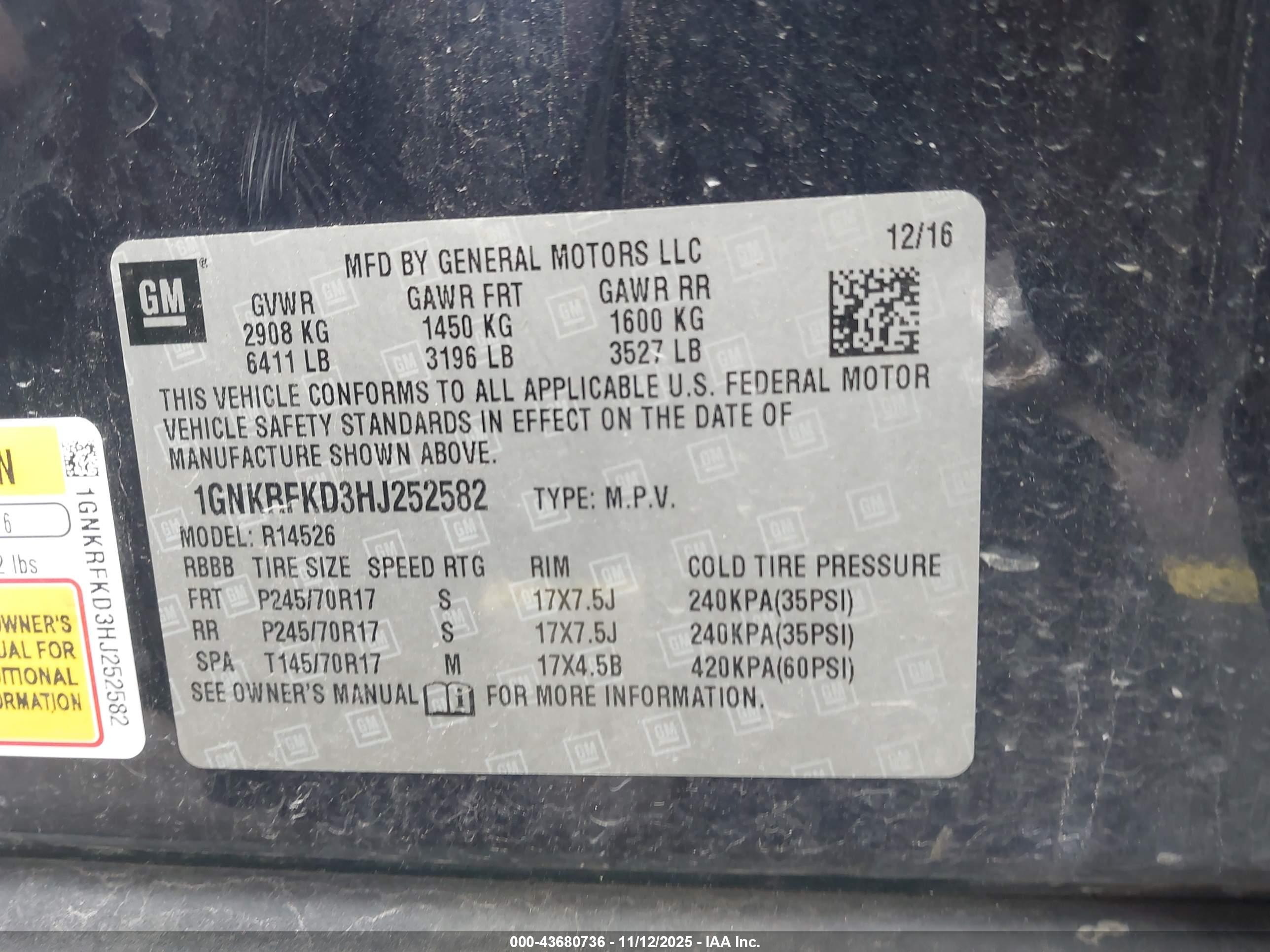 CHEVROLET TRAVERSE image 9