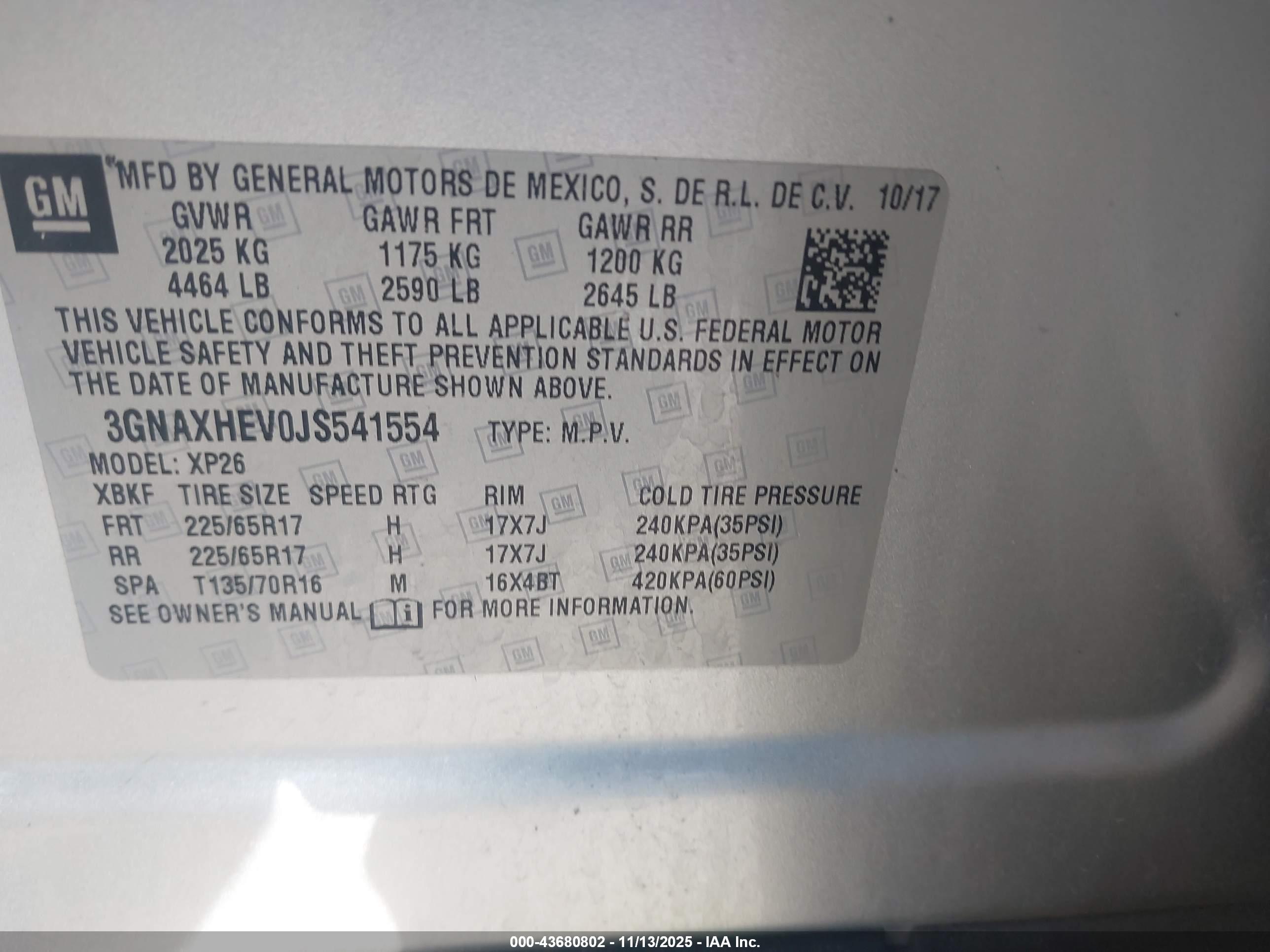 CHEVROLET EQUINOX image 9