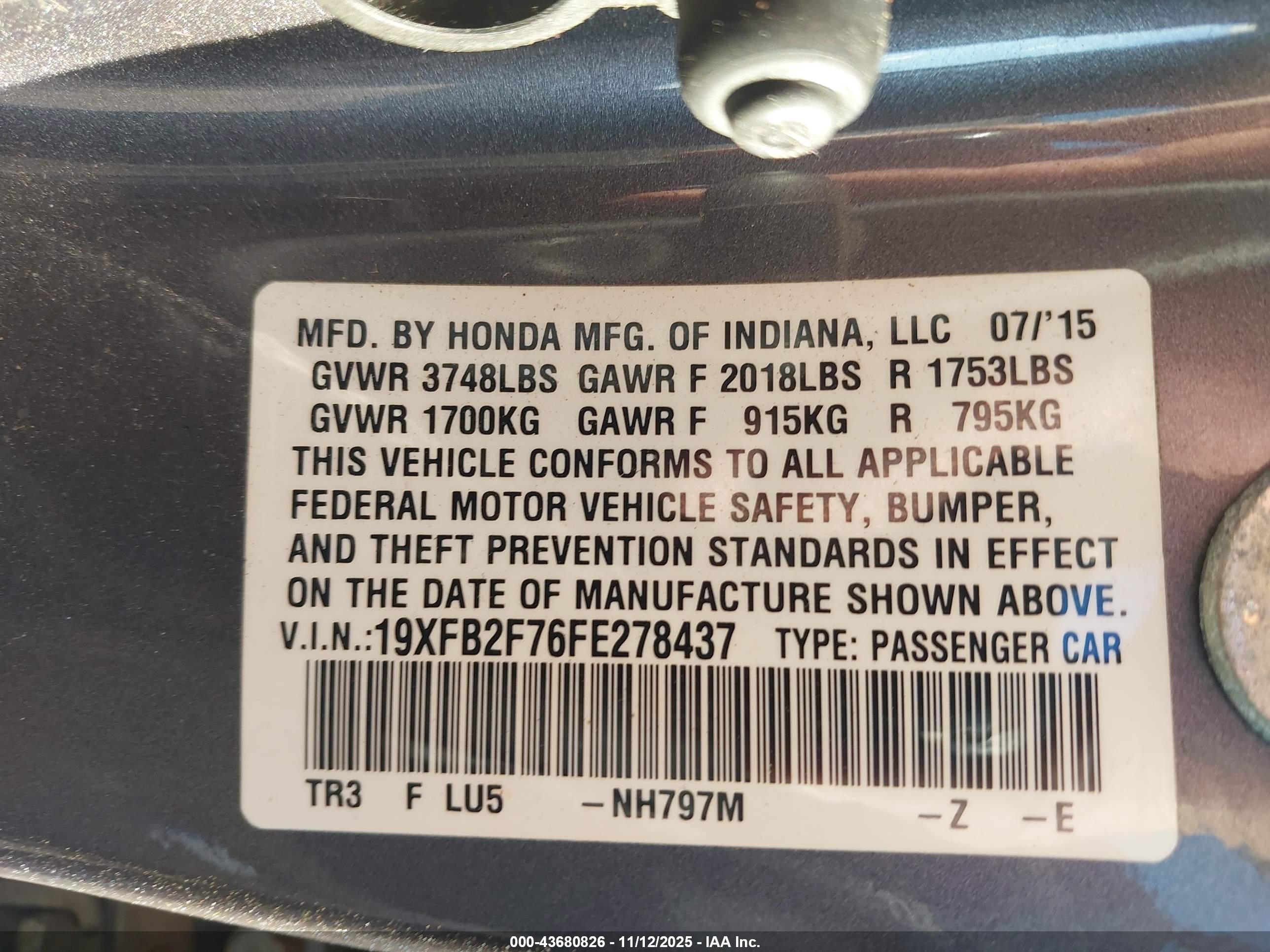 HONDA CIVIC image 9