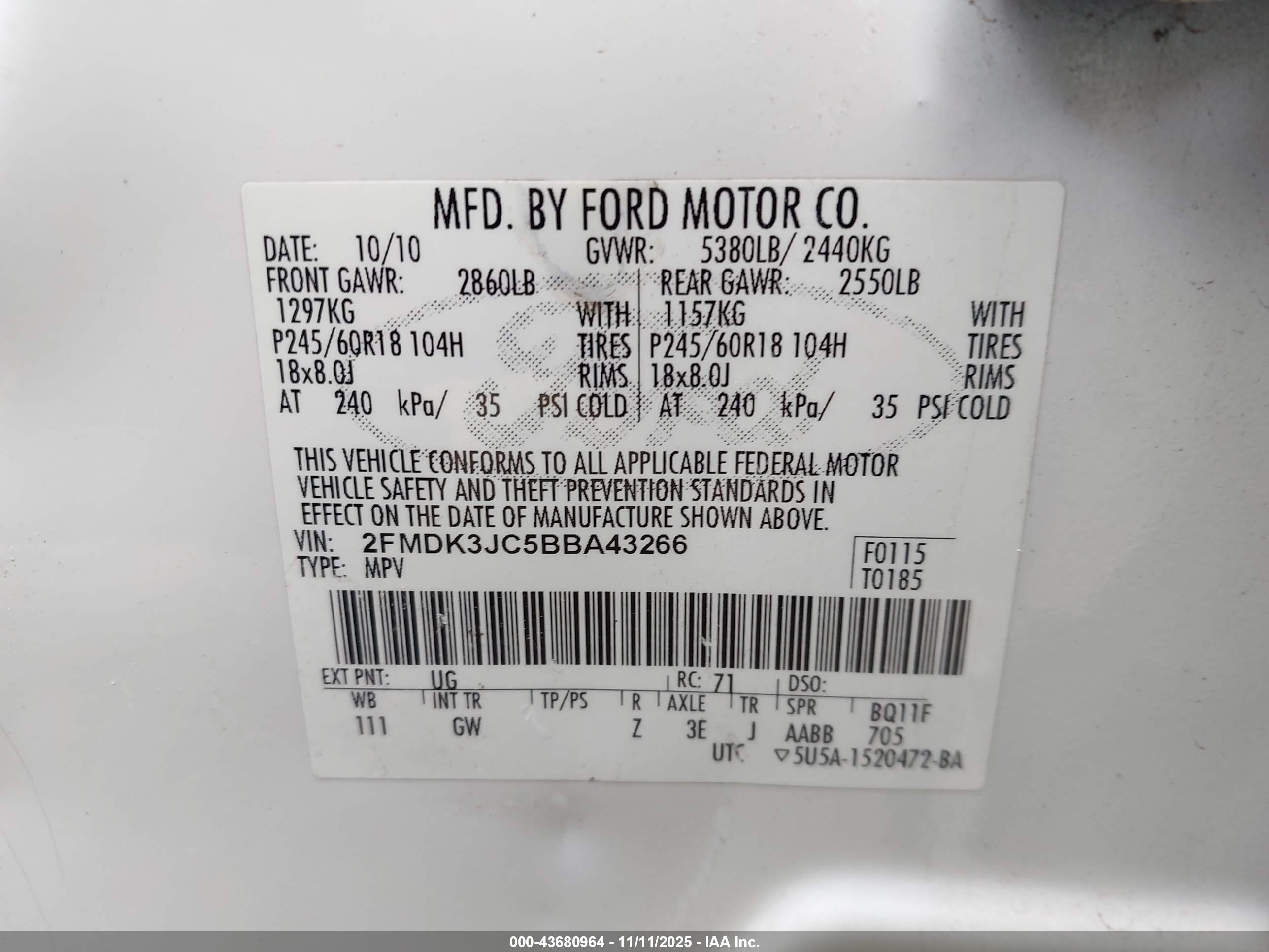 FORD EDGE image 9