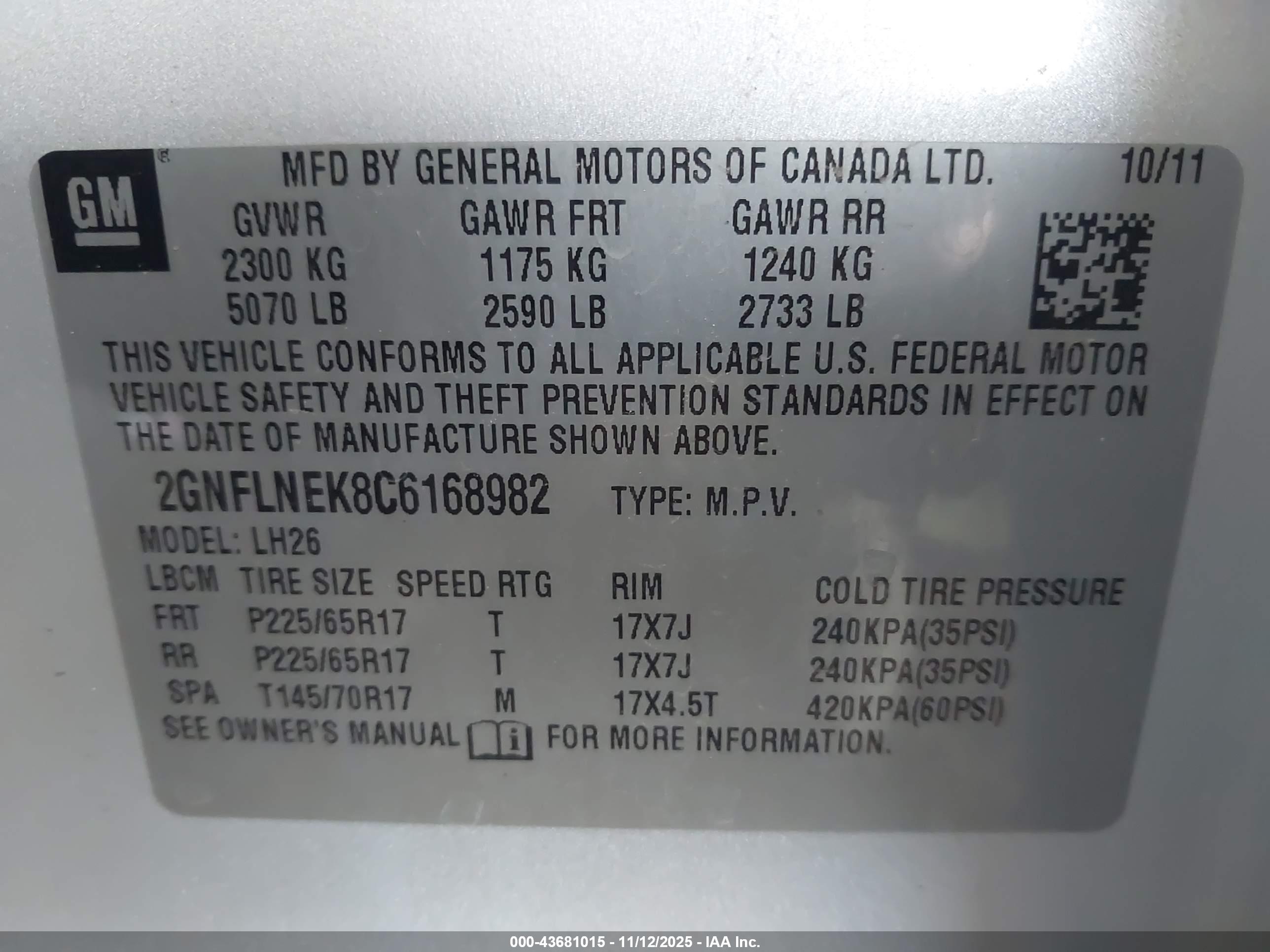 CHEVROLET EQUINOX image 9