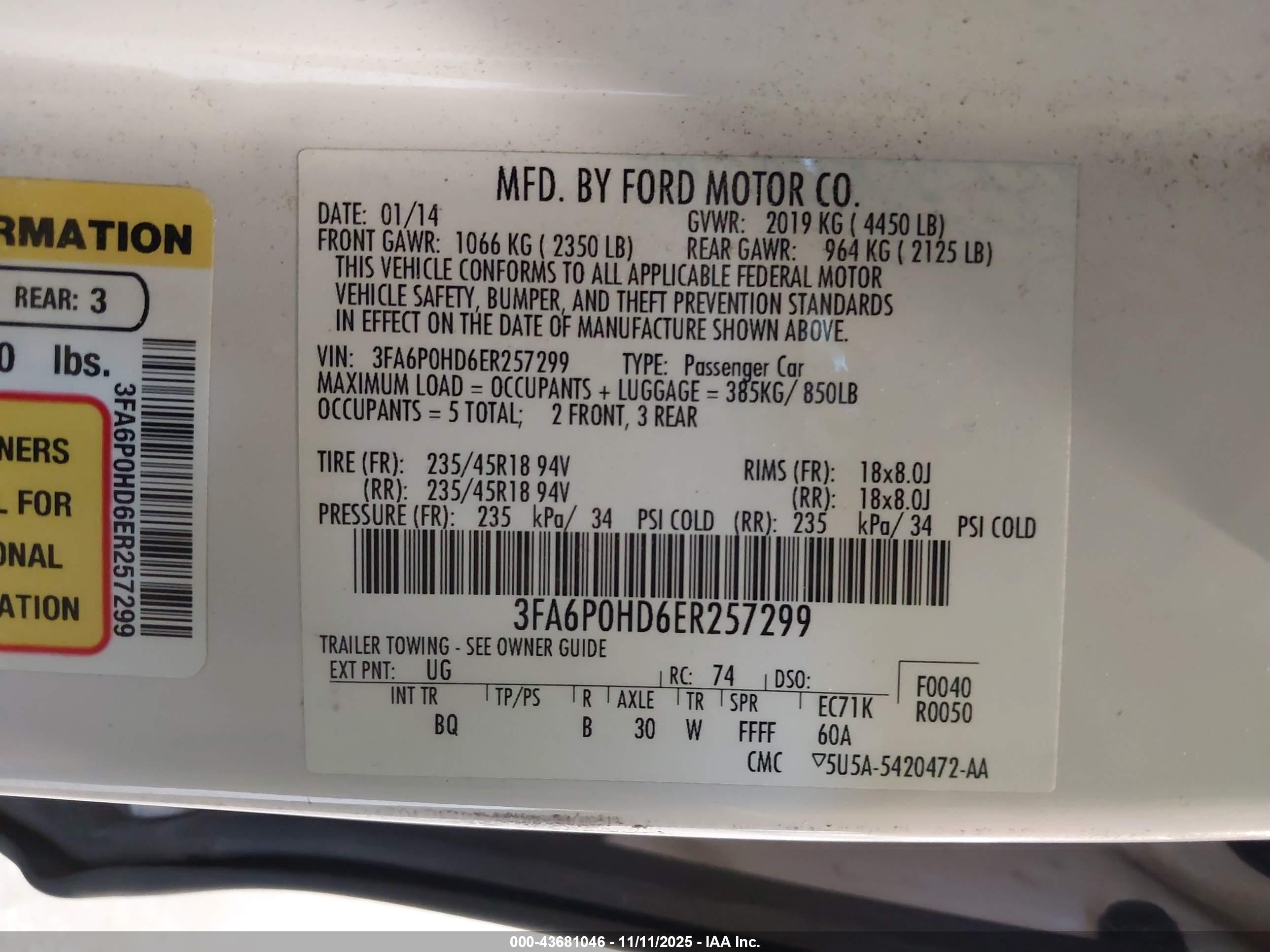 FORD FUSION image 9