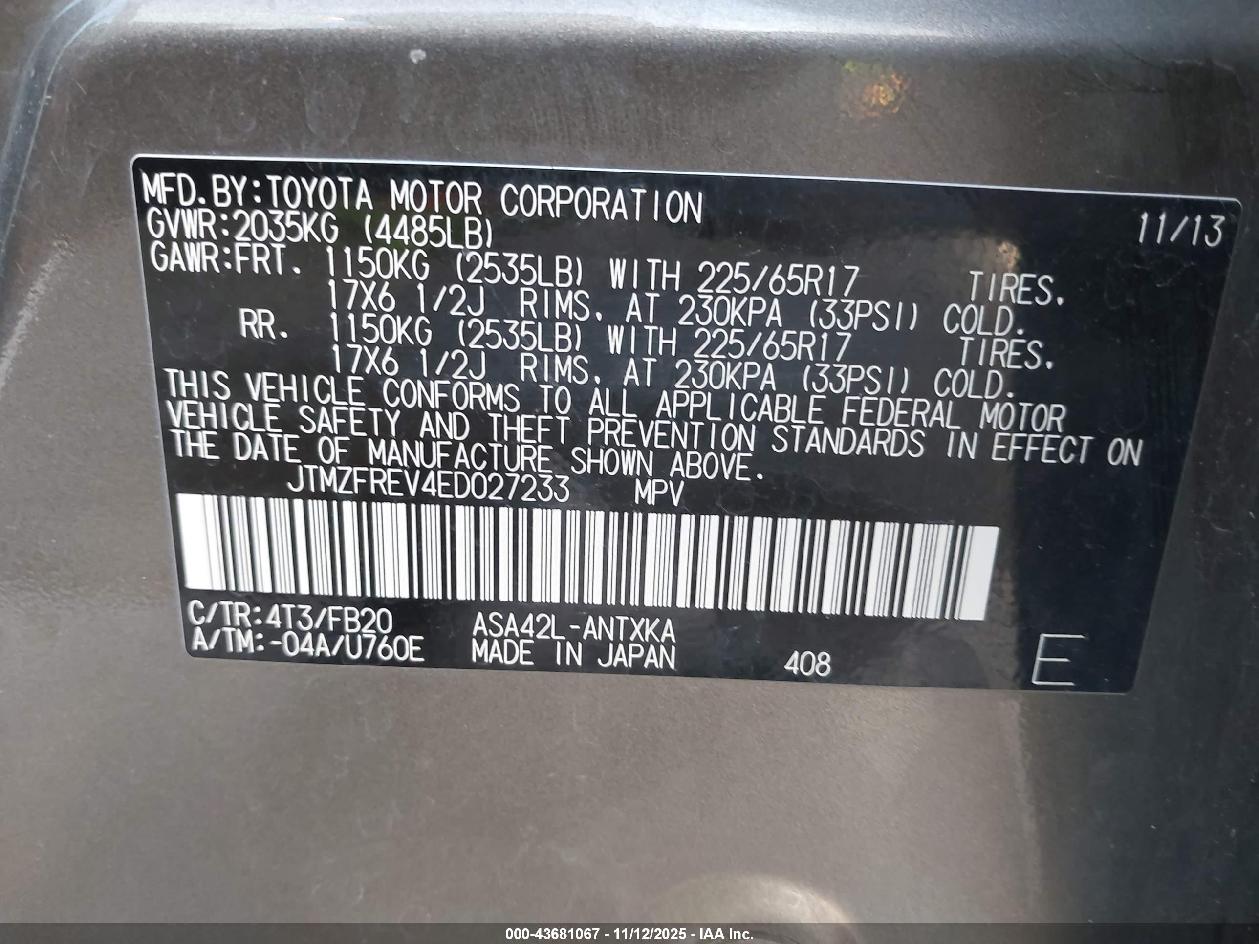 TOYOTA RAV4 image 9