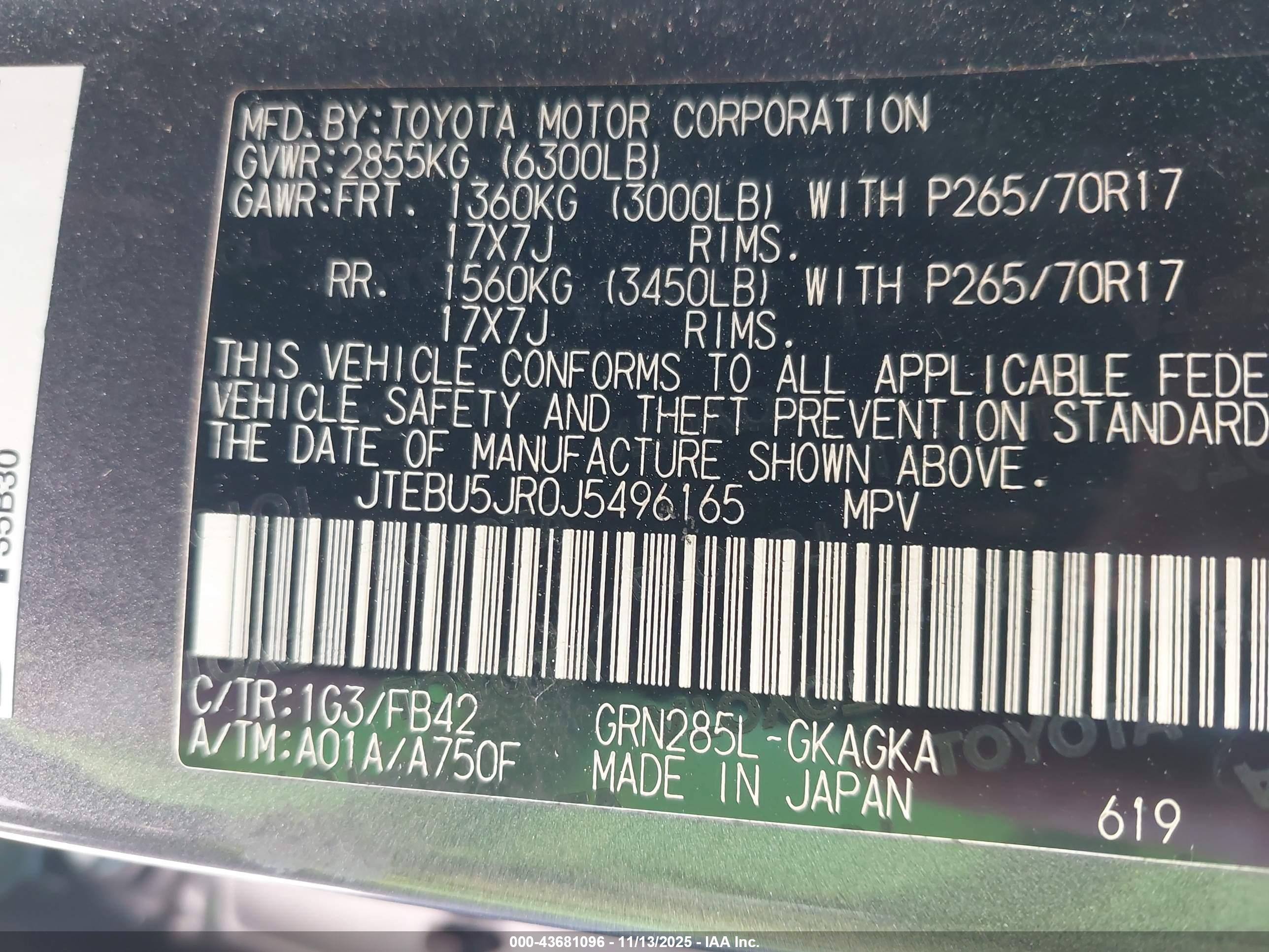 TOYOTA 4RUNNER image 9