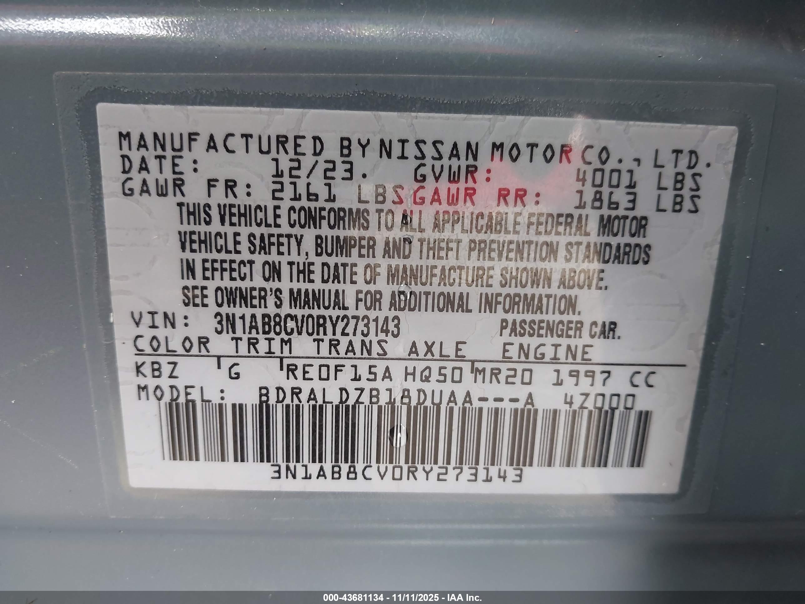 NISSAN SENTRA image 9