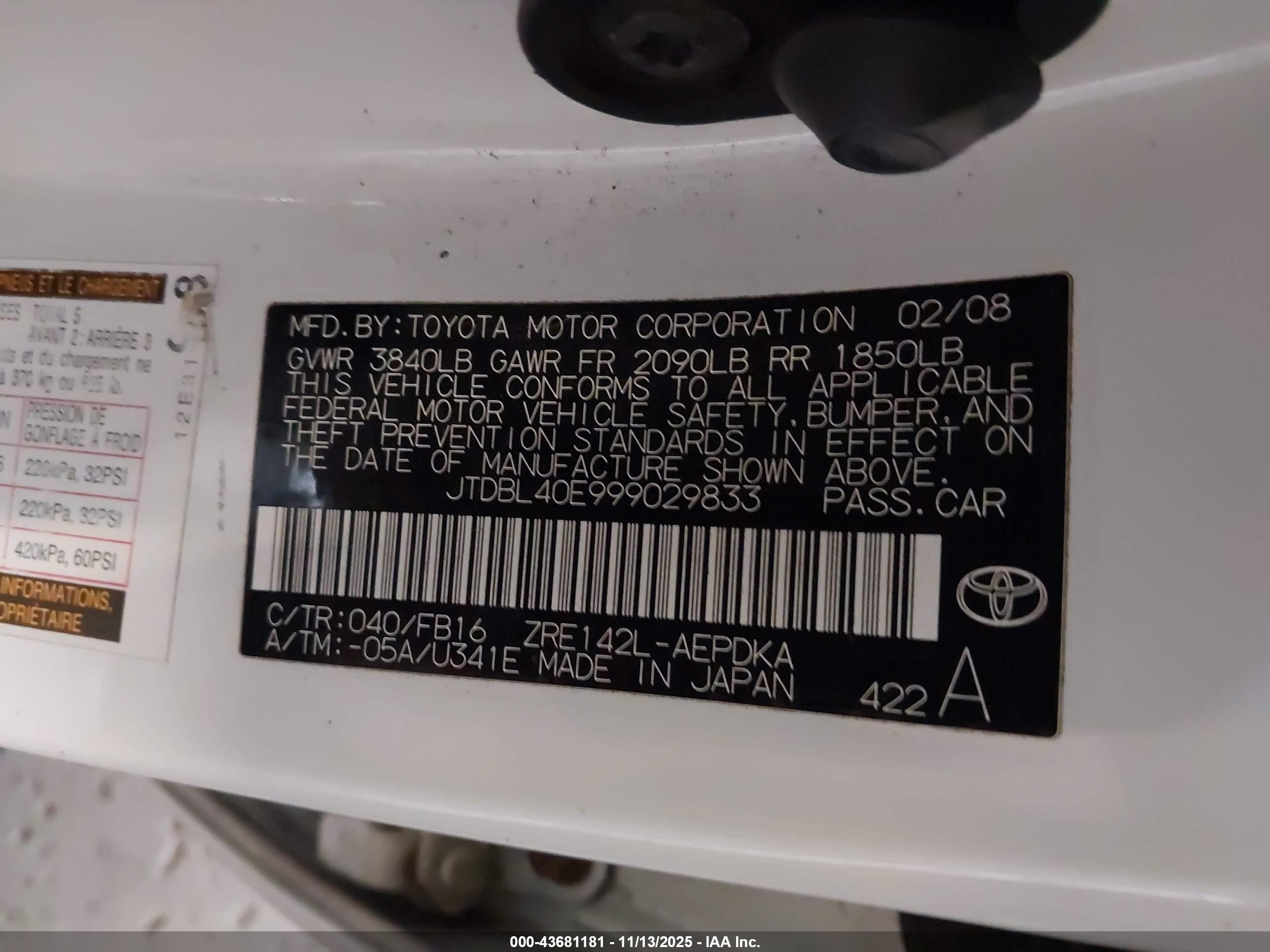 TOYOTA COROLLA image 9