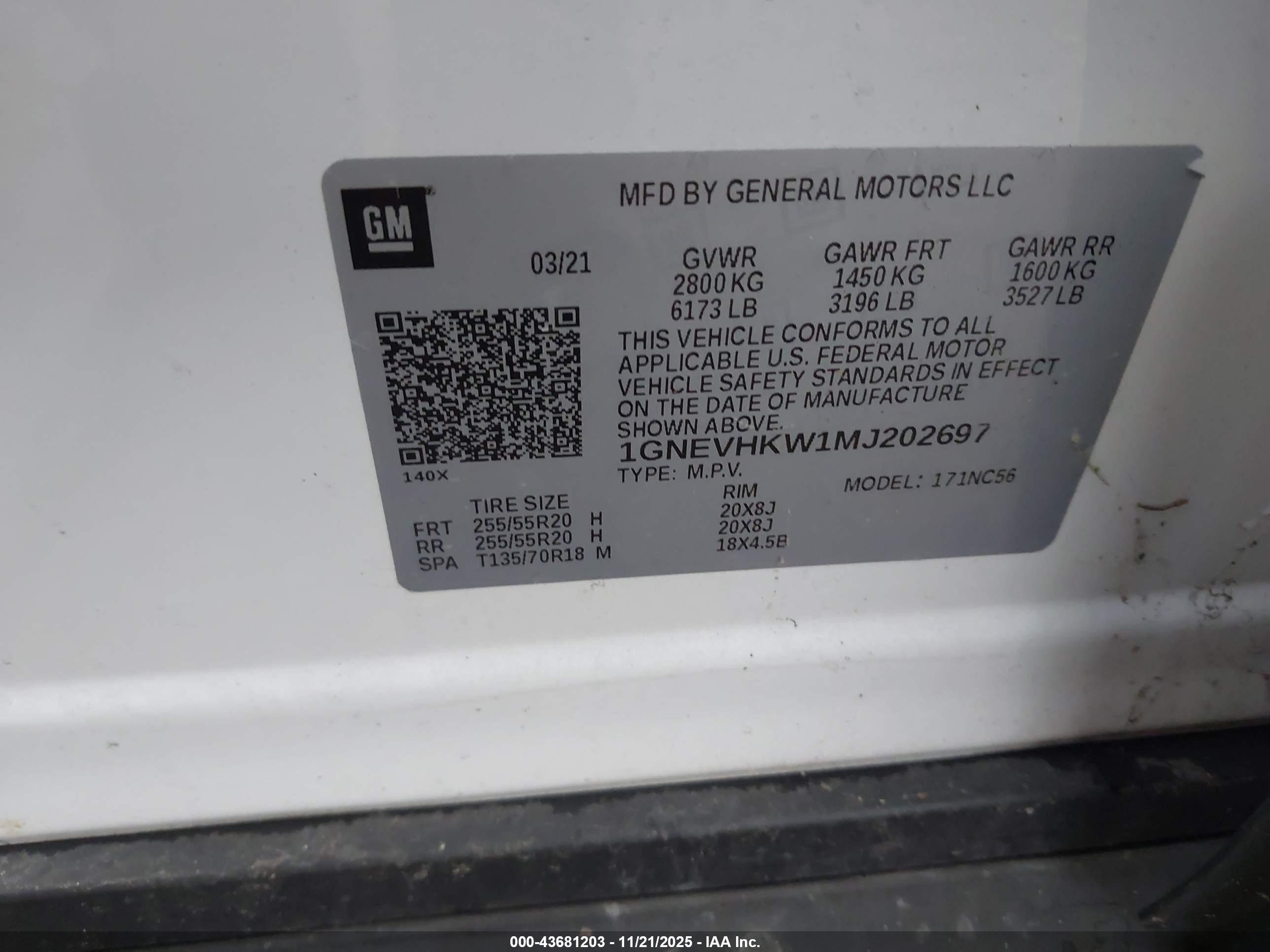 CHEVROLET TRAVERSE image 9