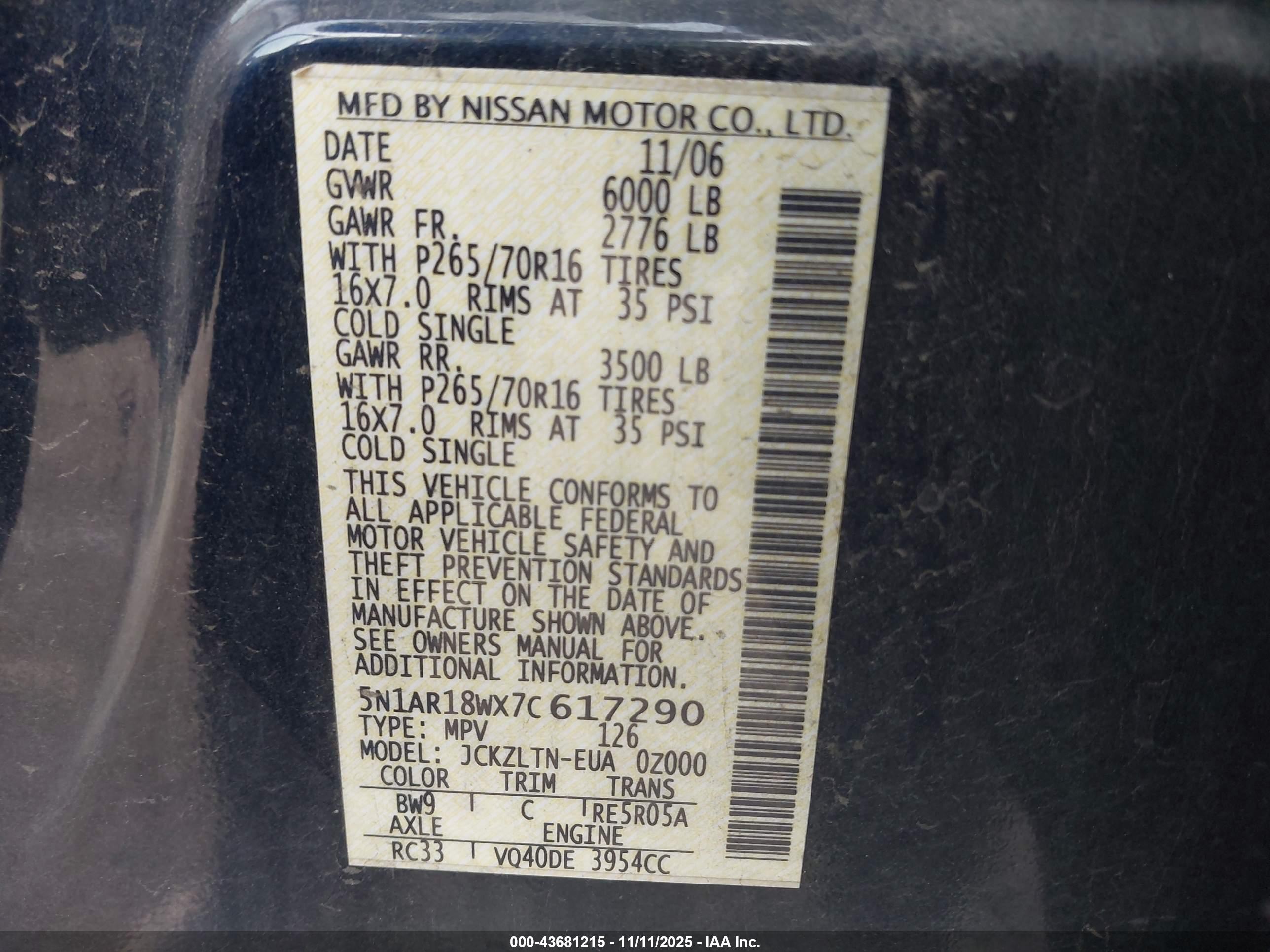 NISSAN PATHFINDER image 9