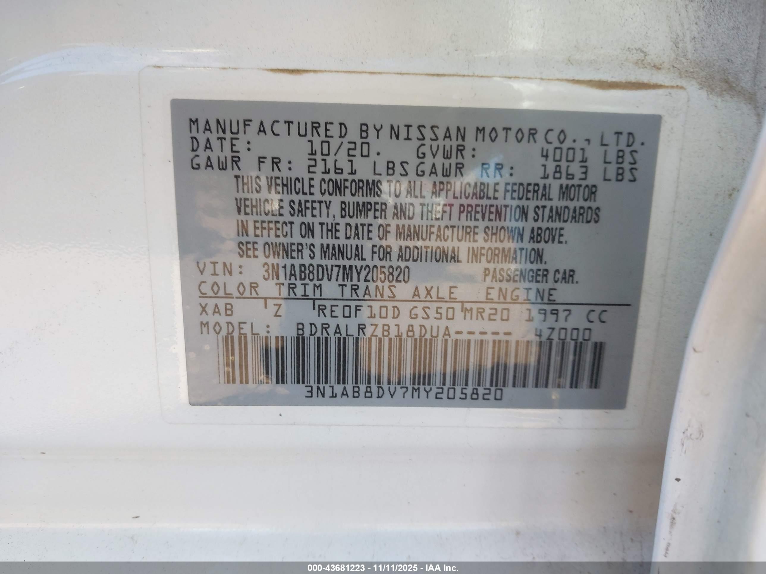 NISSAN SENTRA image 9