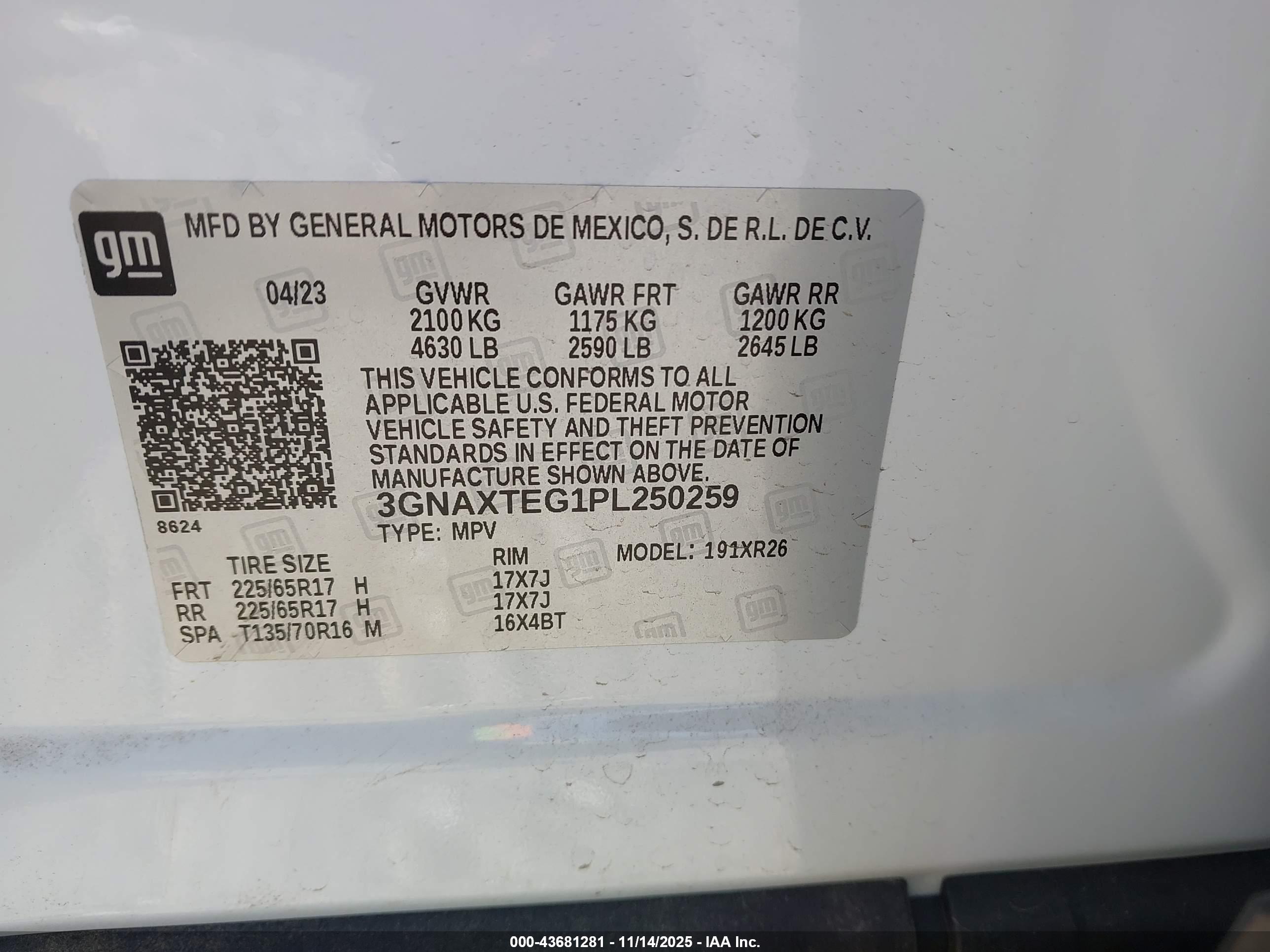 CHEVROLET EQUINOX image 9