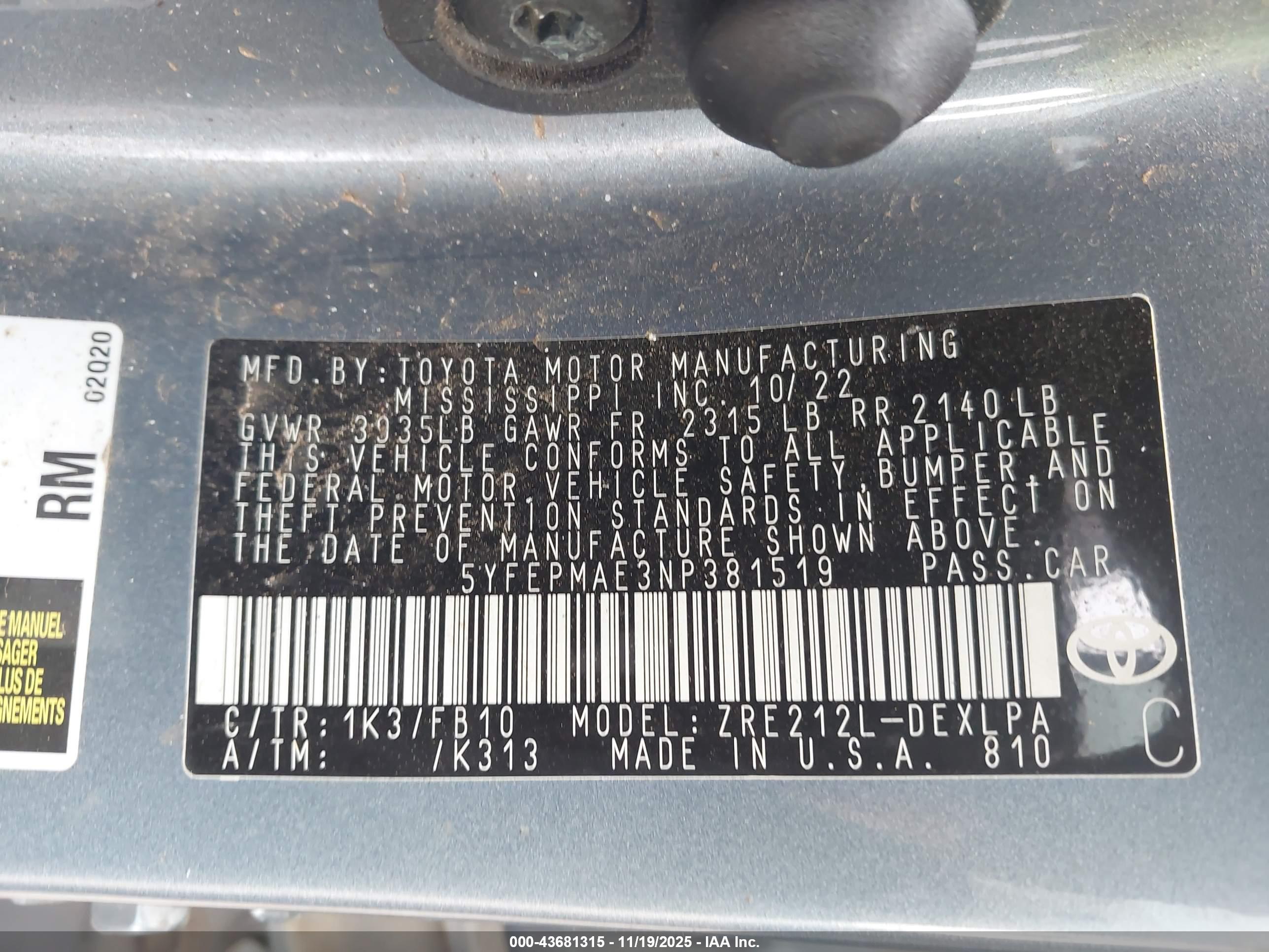 TOYOTA COROLLA image 9