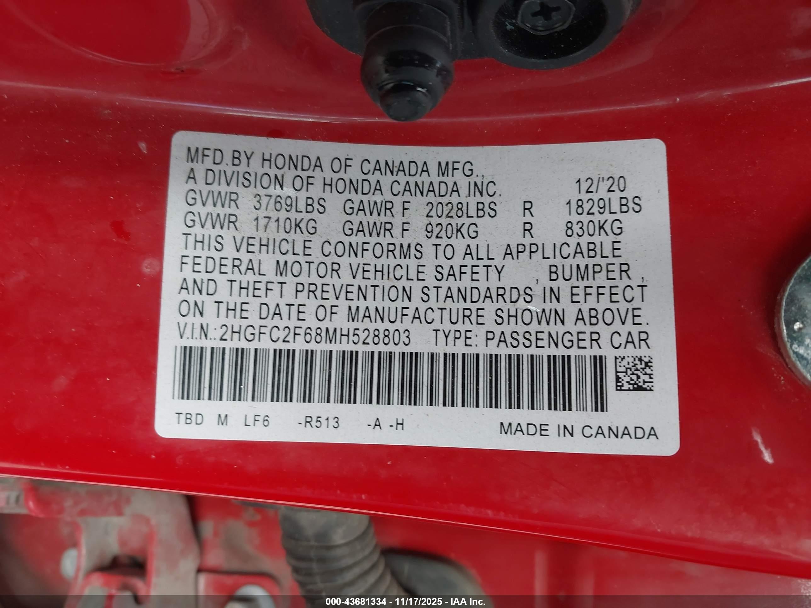 HONDA CIVIC image 9