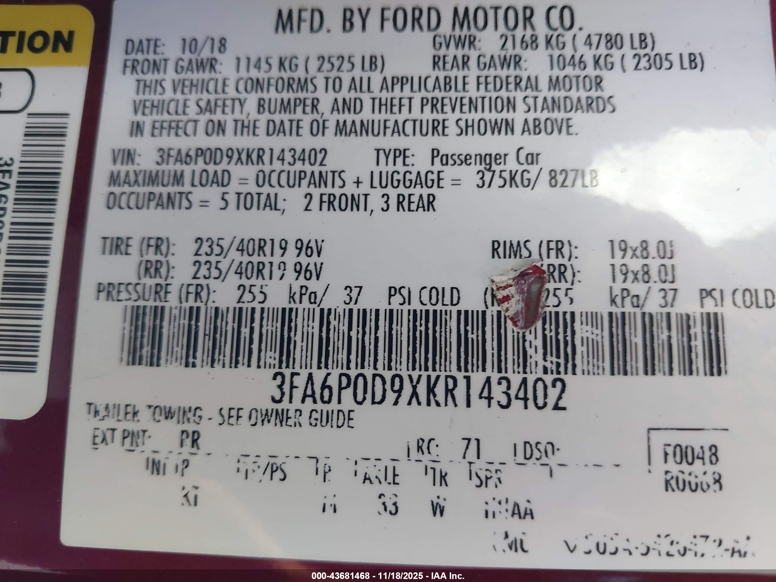 FORD FUSION image 9