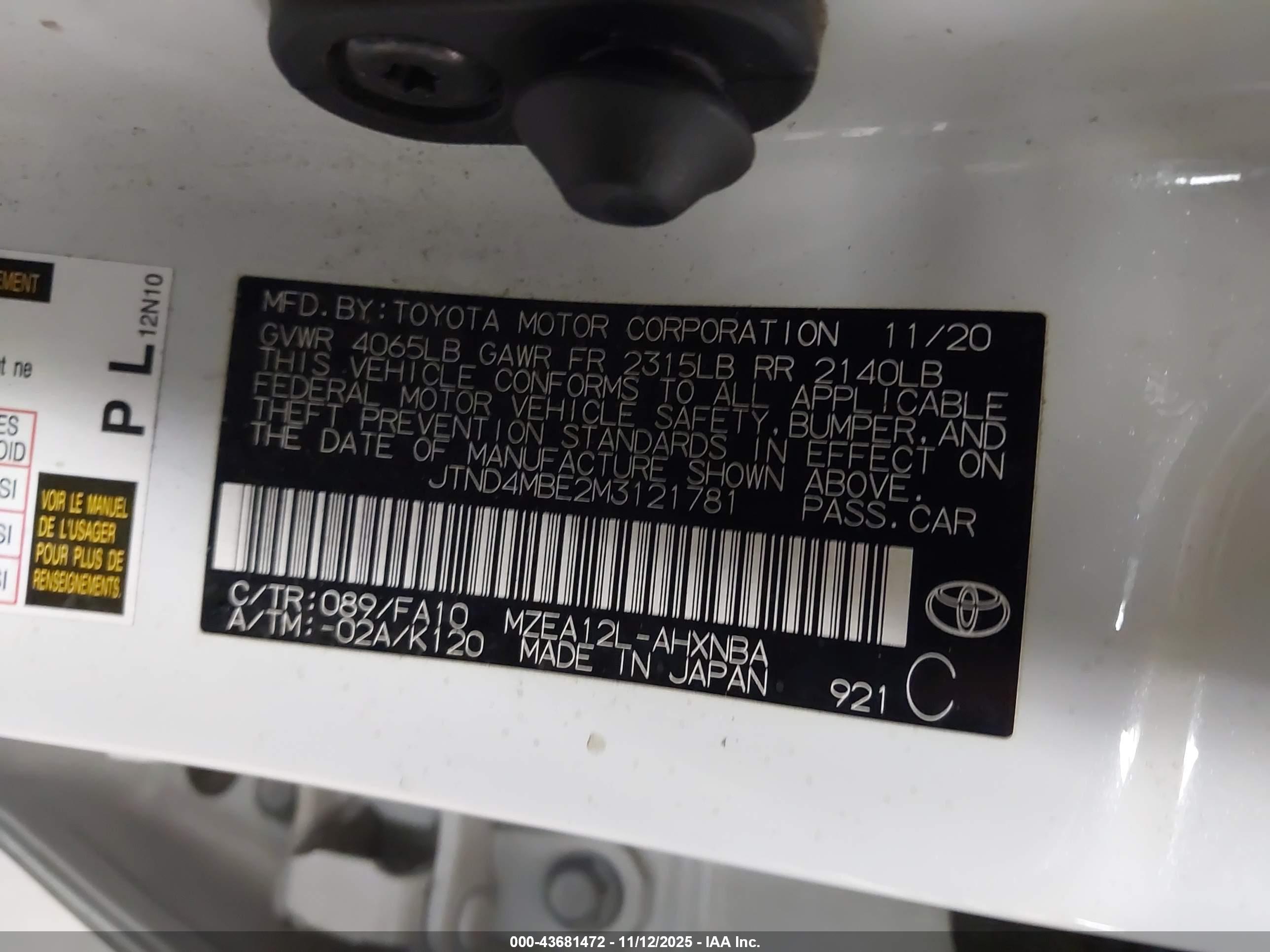 TOYOTA COROLLA image 9