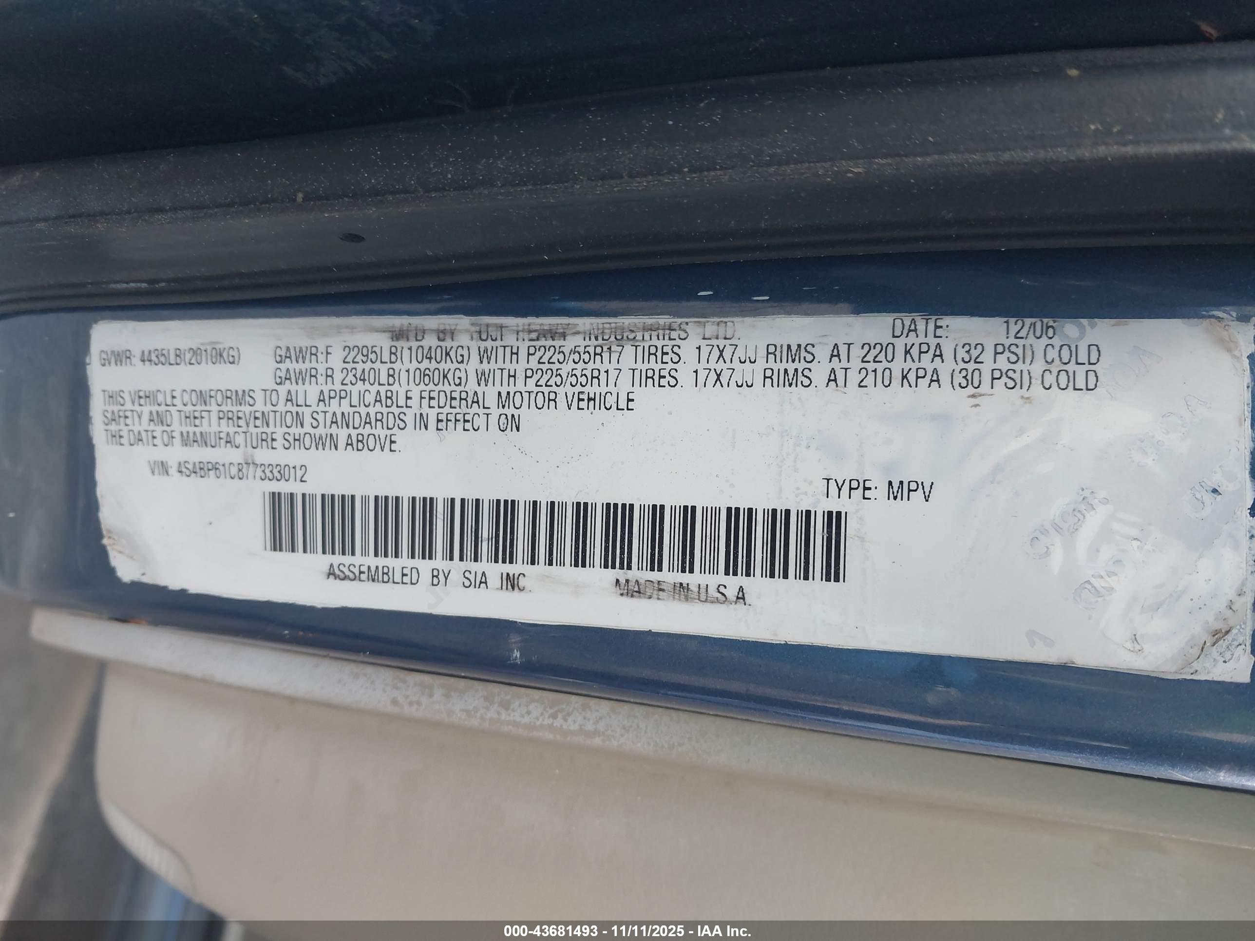 SUBARU OUTBACK image 9