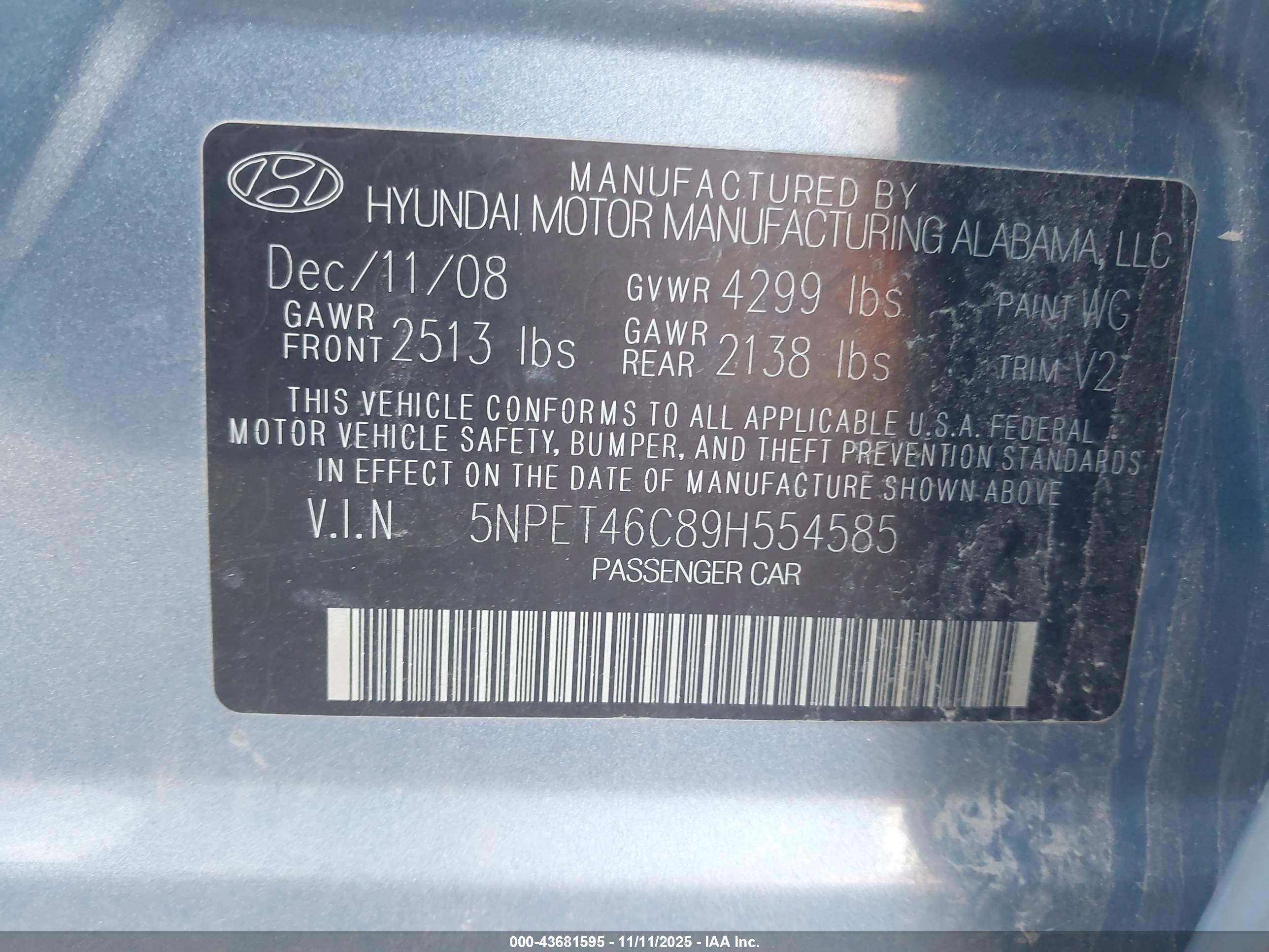 HYUNDAI SONATA image 9