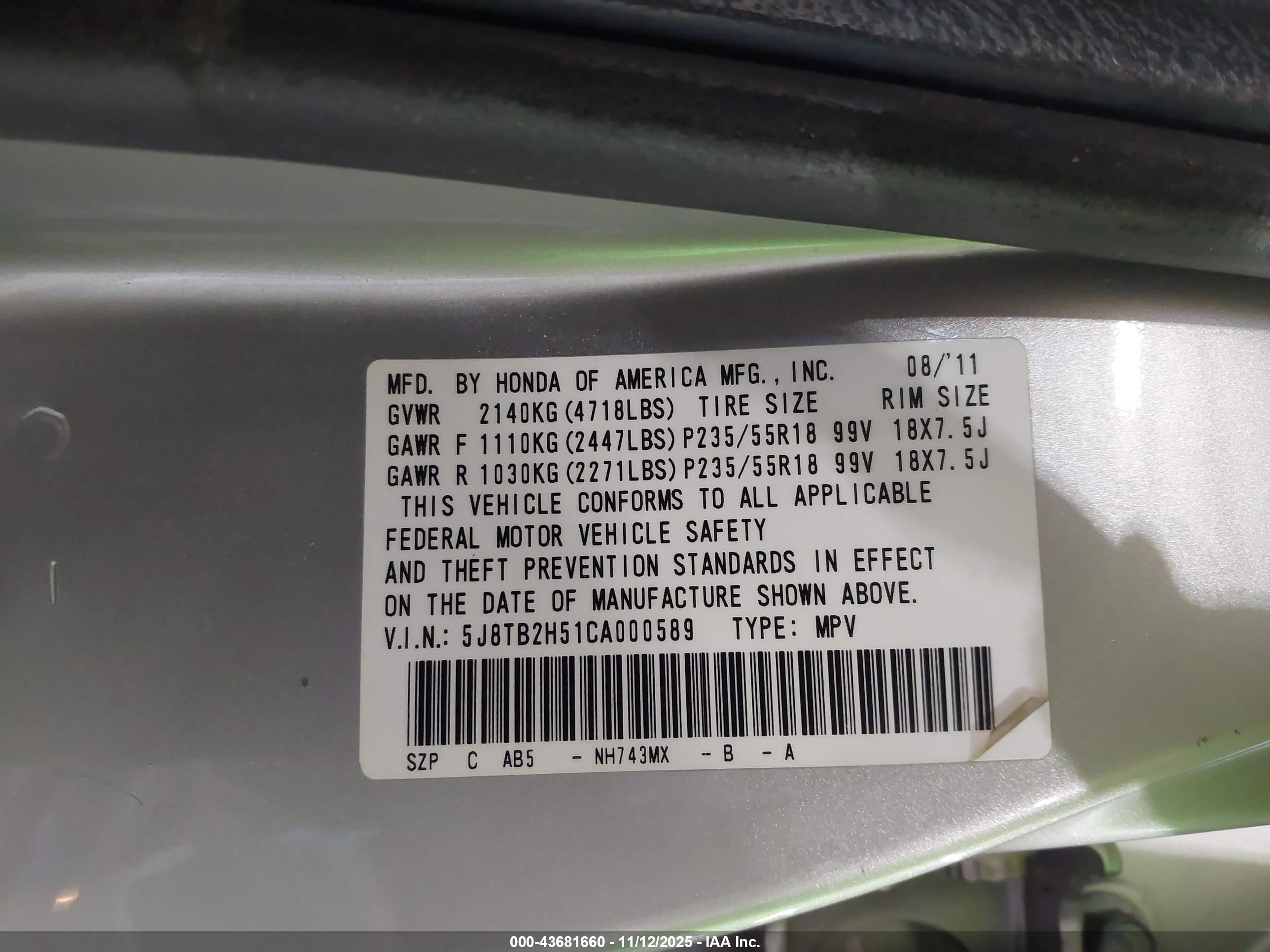 ACURA RDX image 9