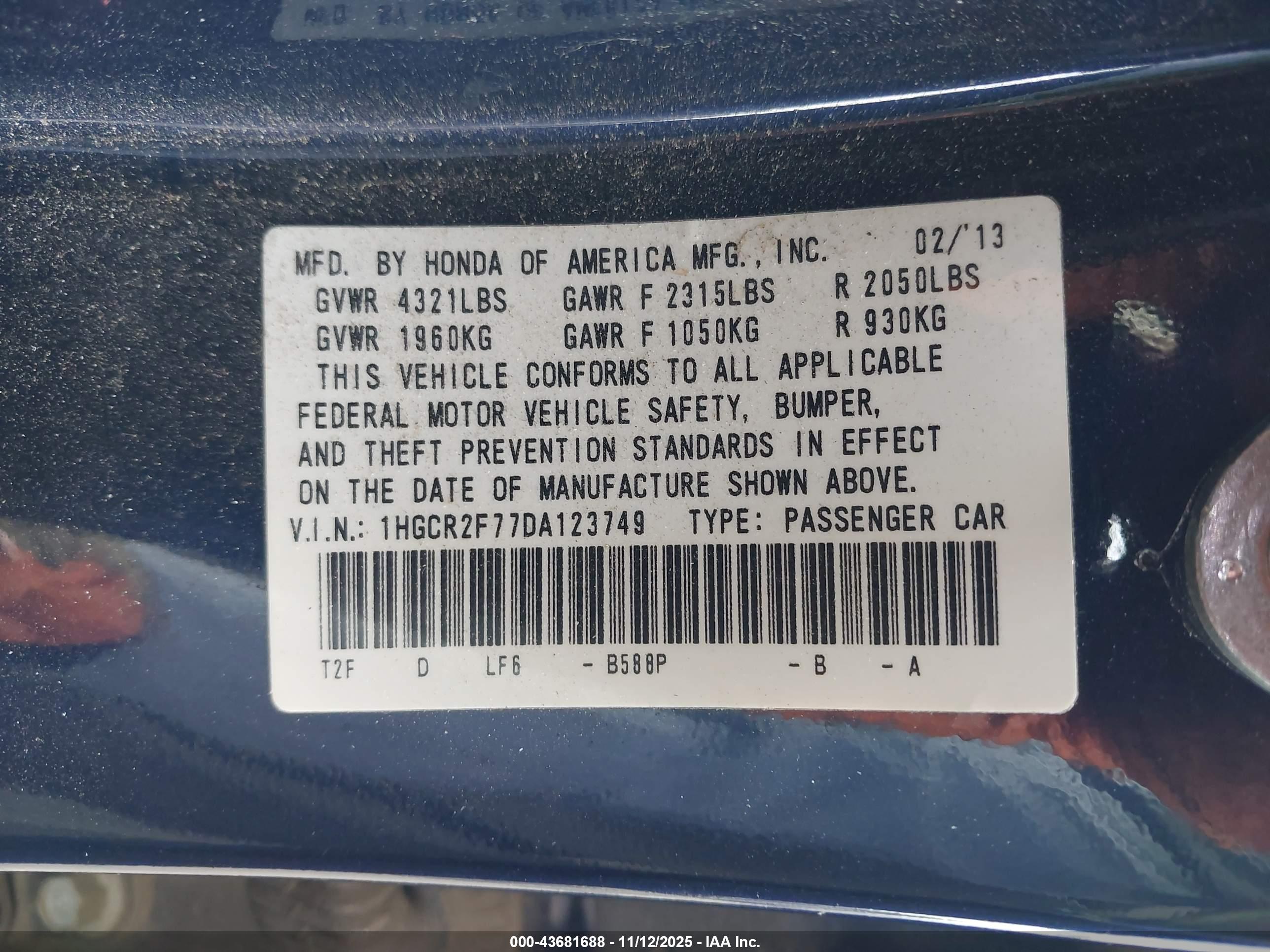 HONDA ACCORD image 9