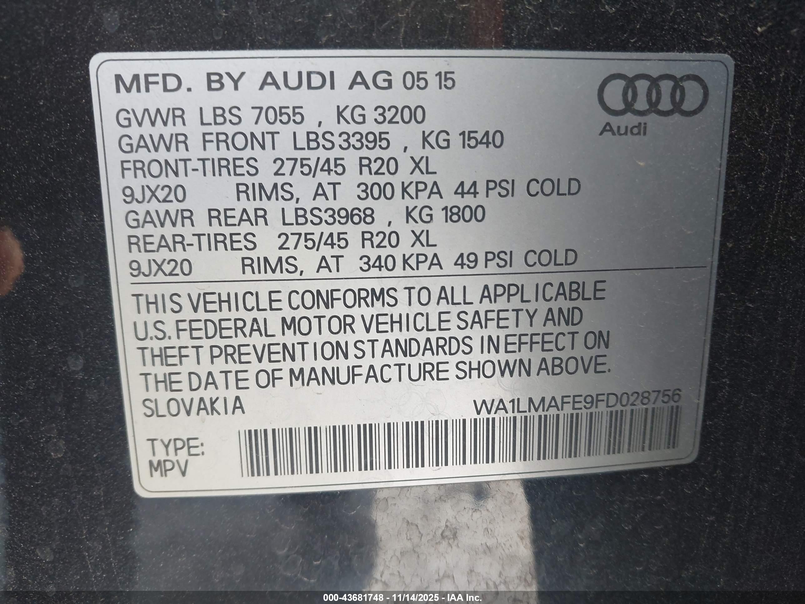 AUDI Q7 image 9