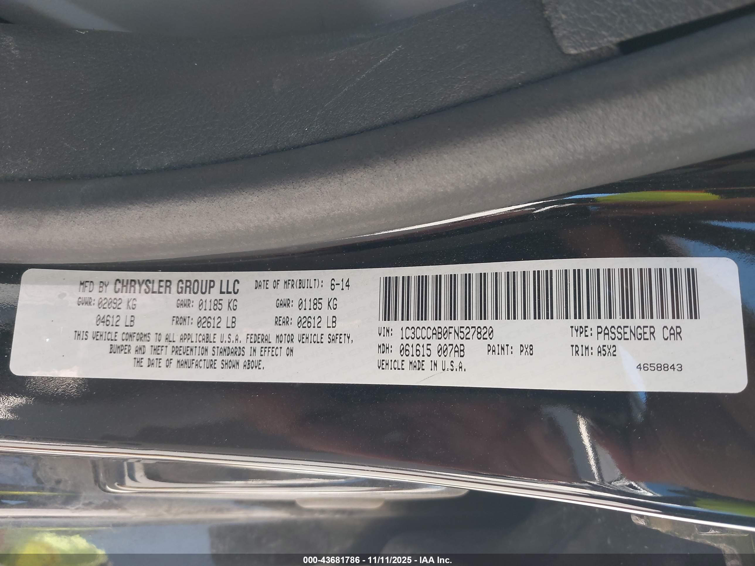 CHRYSLER 200 image 9