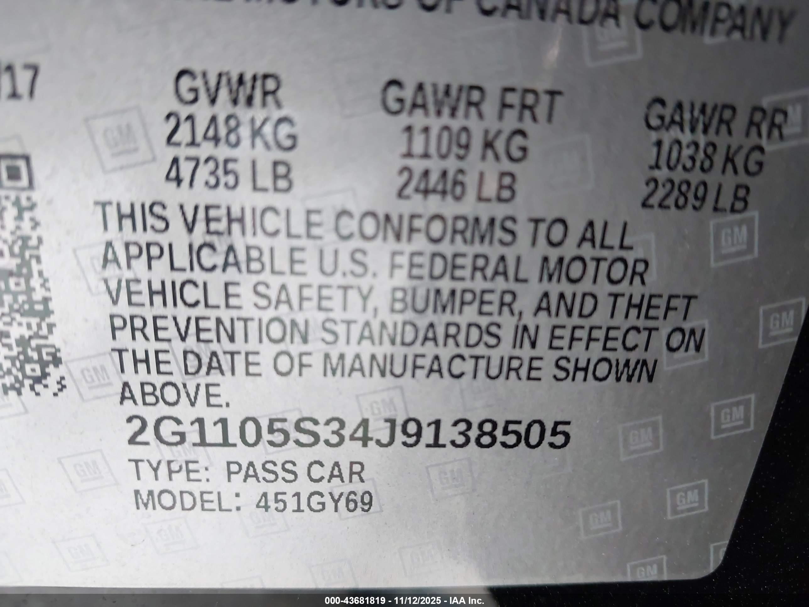 CHEVROLET IMPALA image 9