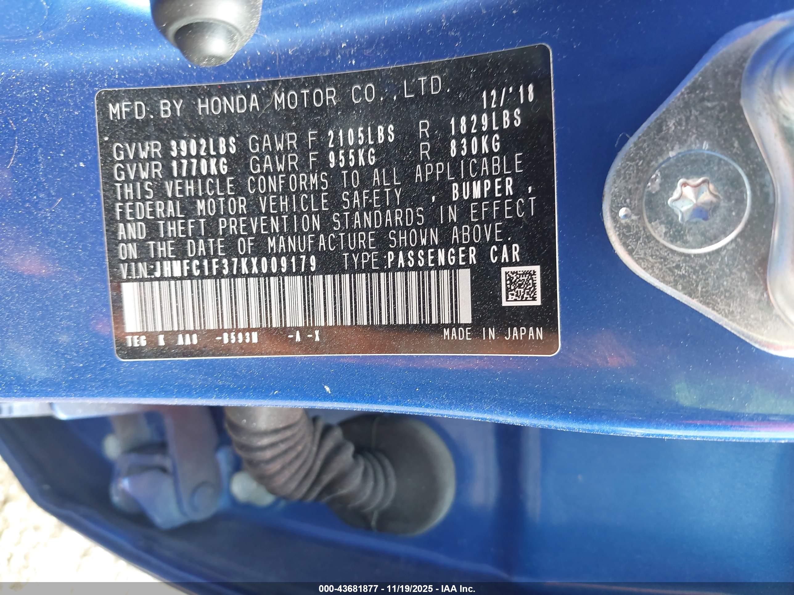 HONDA CIVIC image 9
