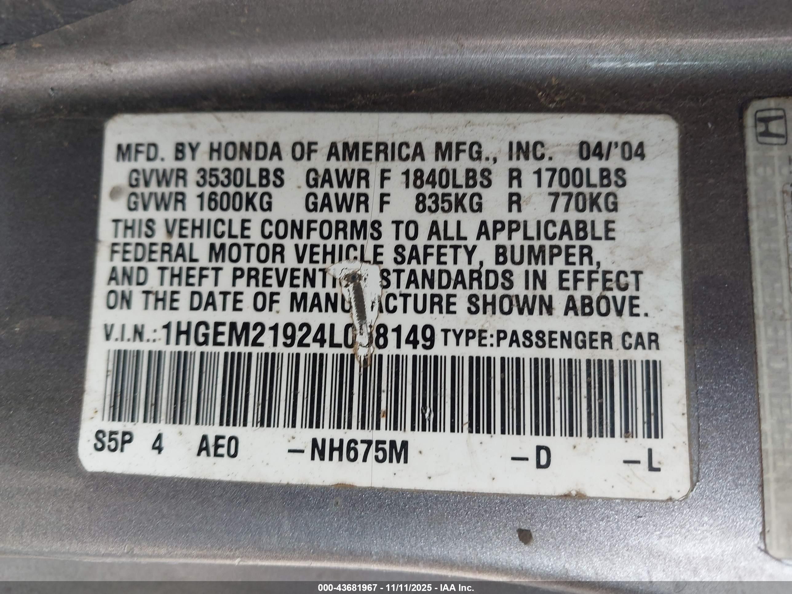 HONDA CIVIC image 9