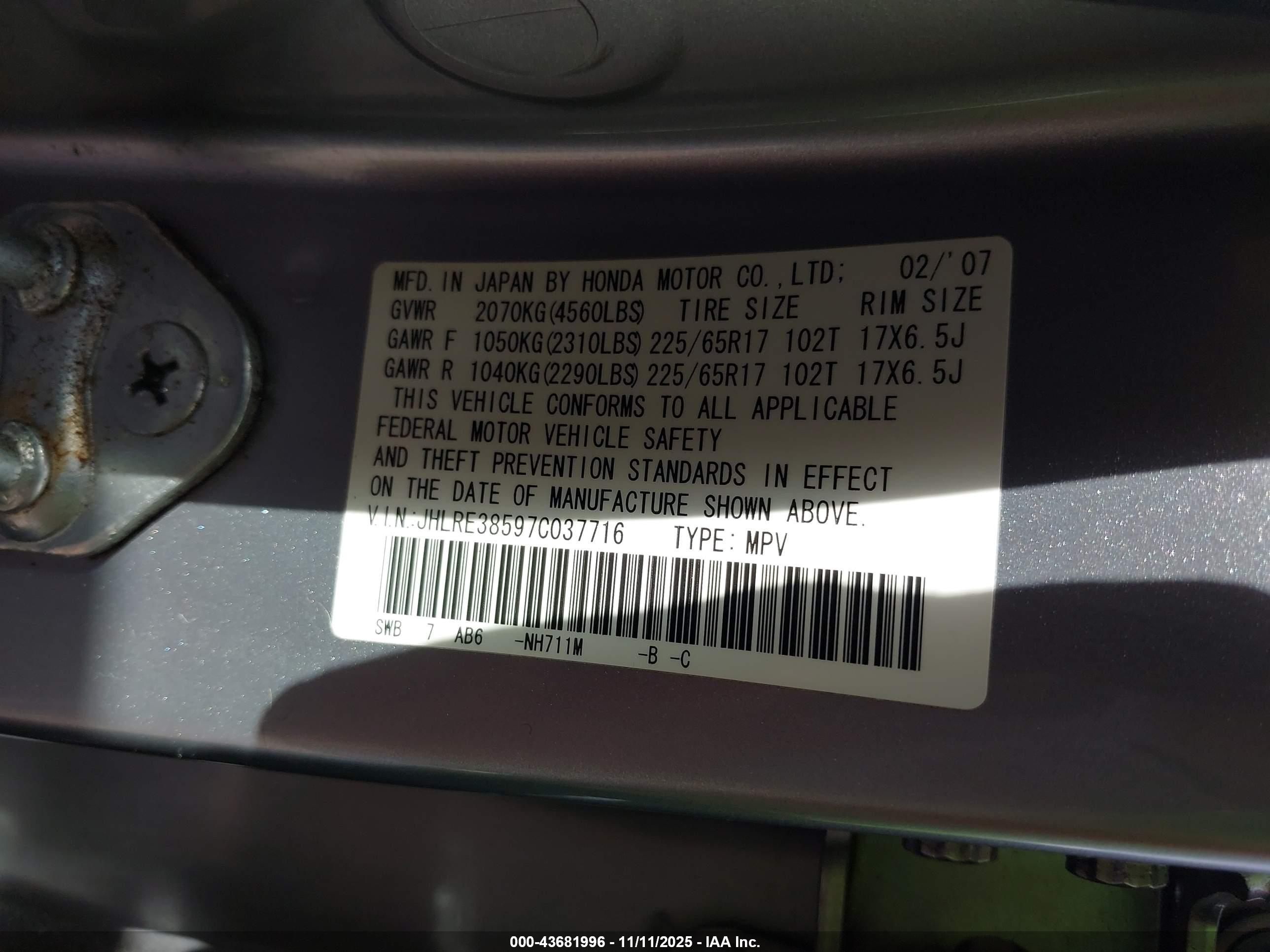 HONDA CR-V image 9