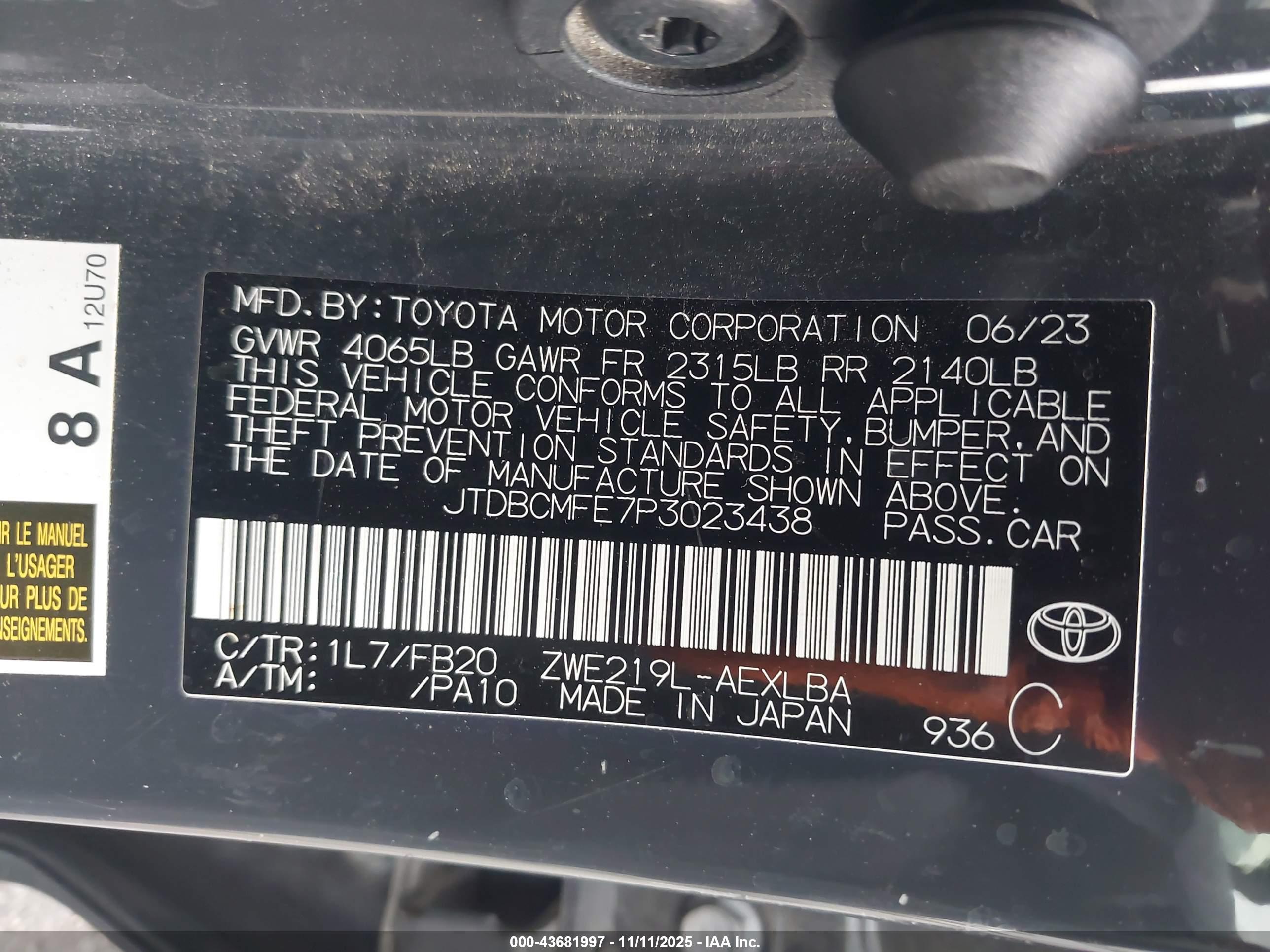 TOYOTA COROLLA image 9