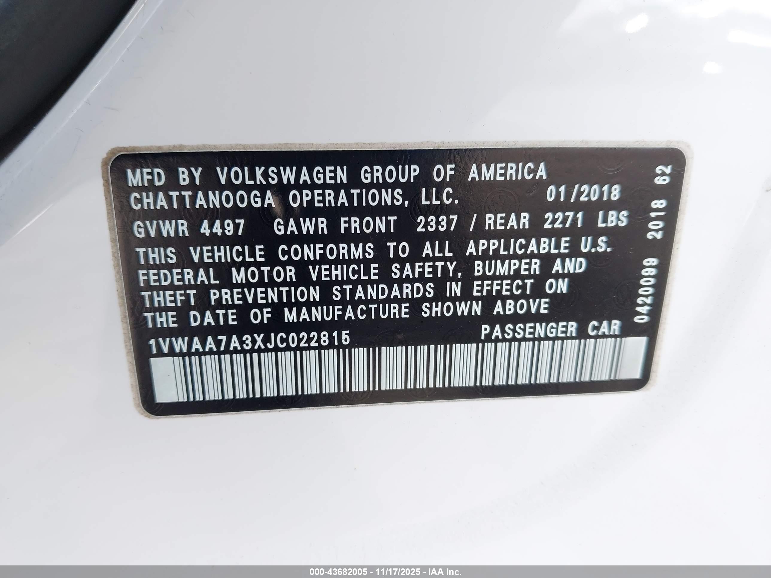 VOLKSWAGEN PASSAT image 9