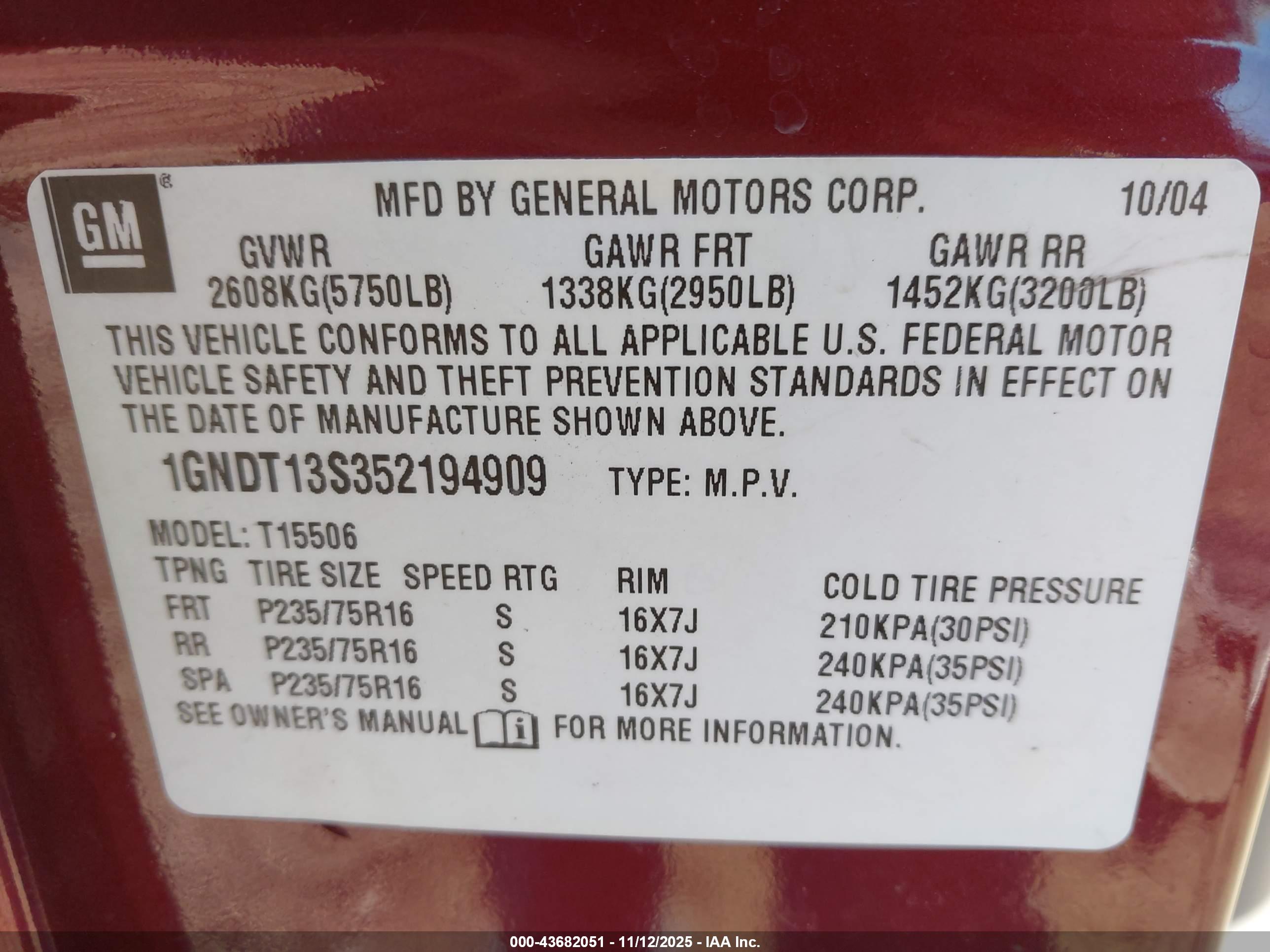 CHEVROLET TRAILBLAZER image 9