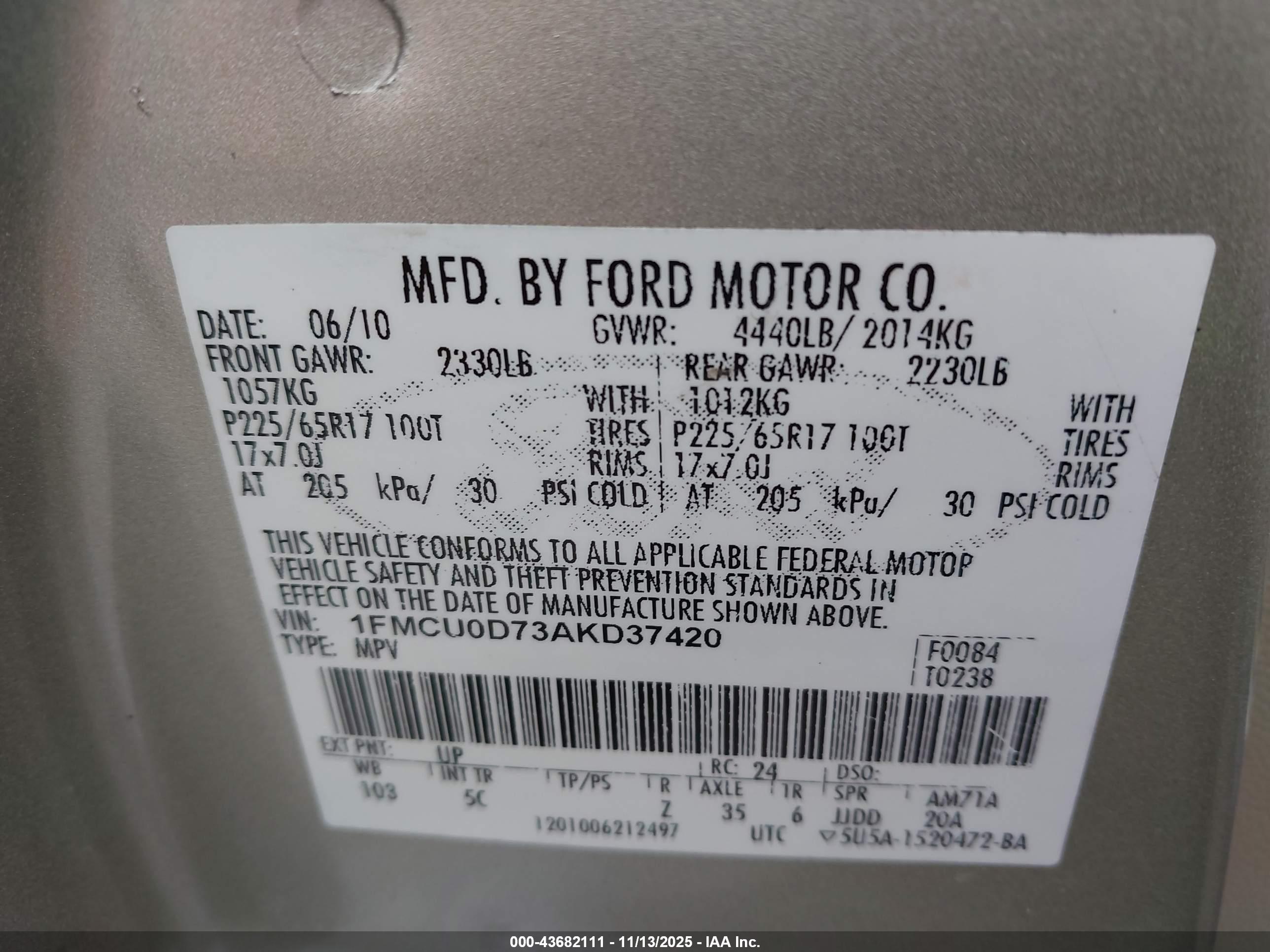 FORD ESCAPE image 9