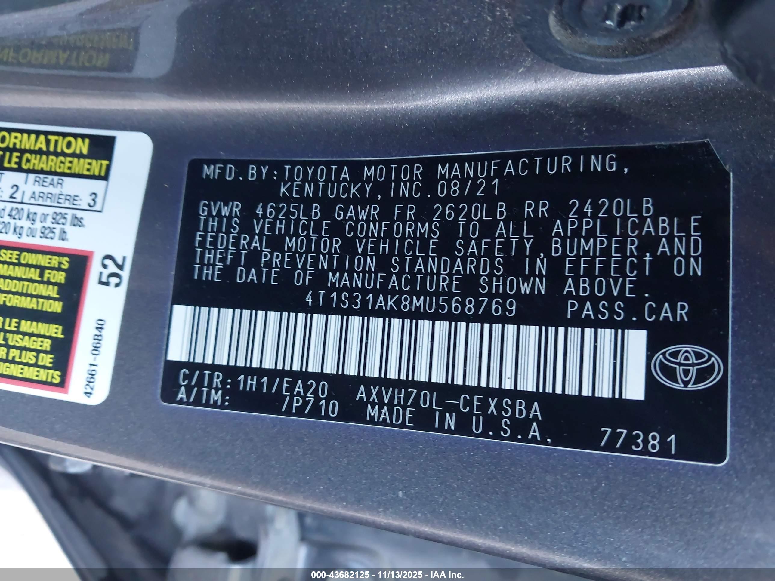 TOYOTA CAMRY image 9