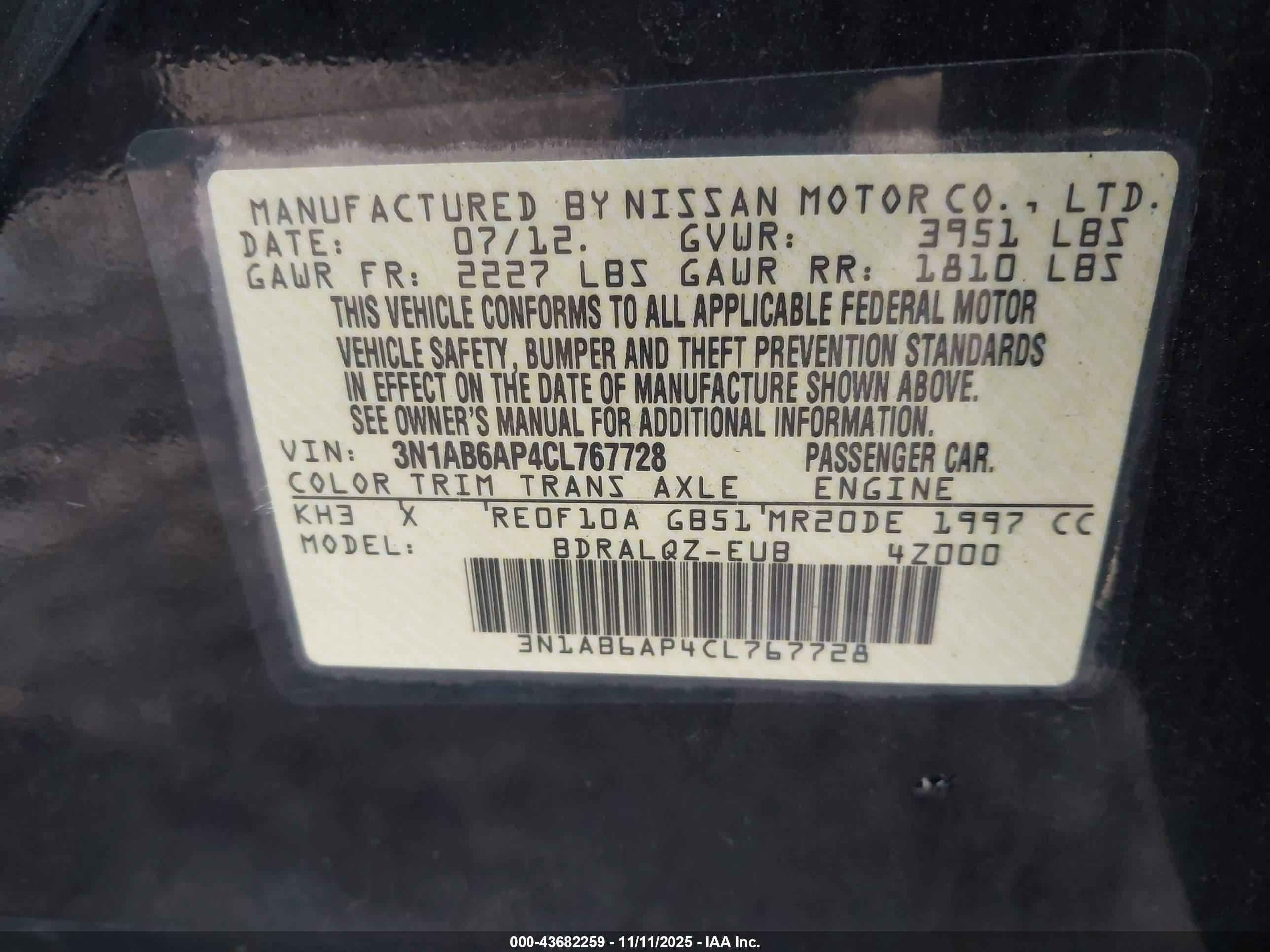 NISSAN SENTRA image 9