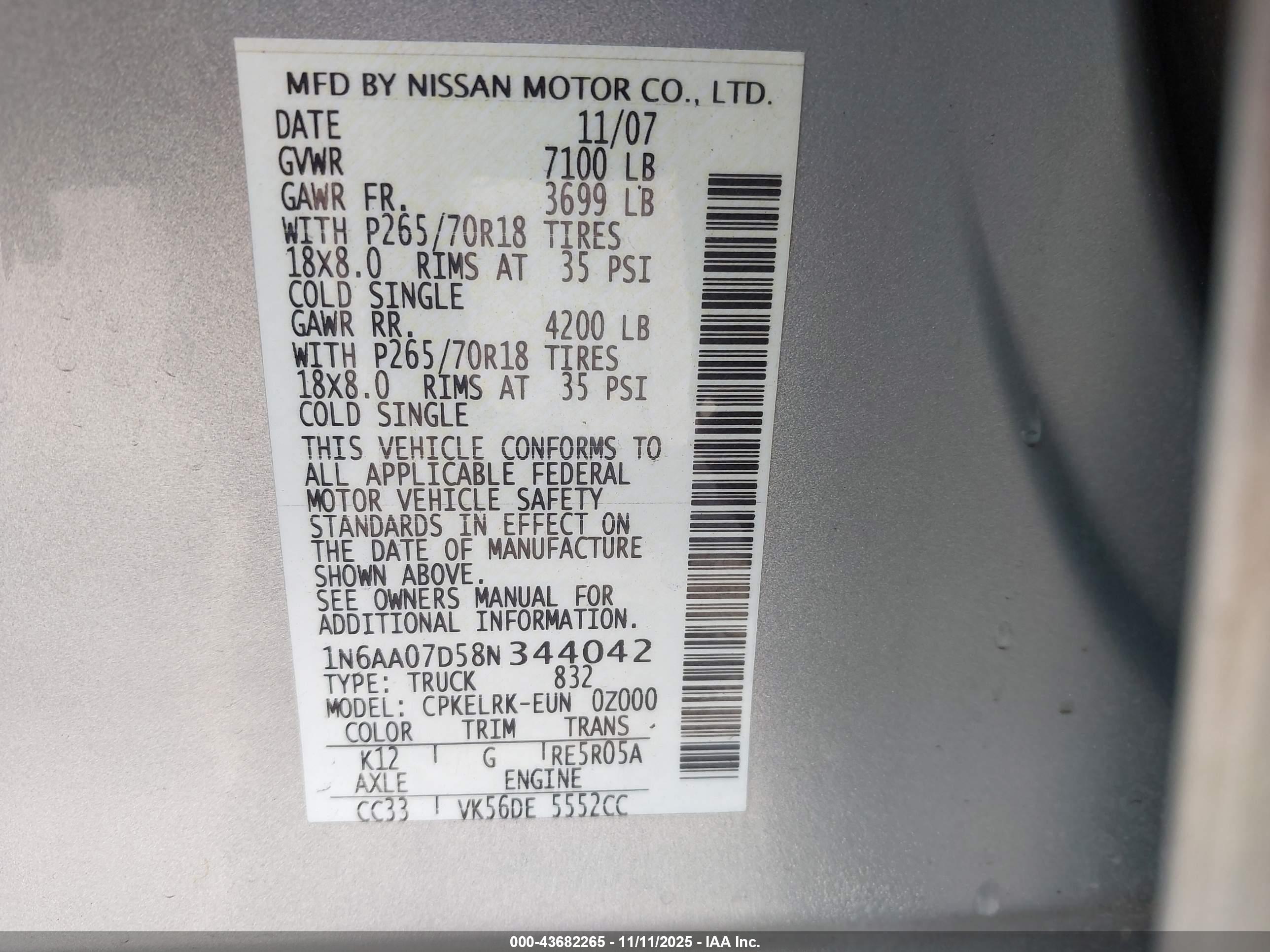 NISSAN TITAN image 9