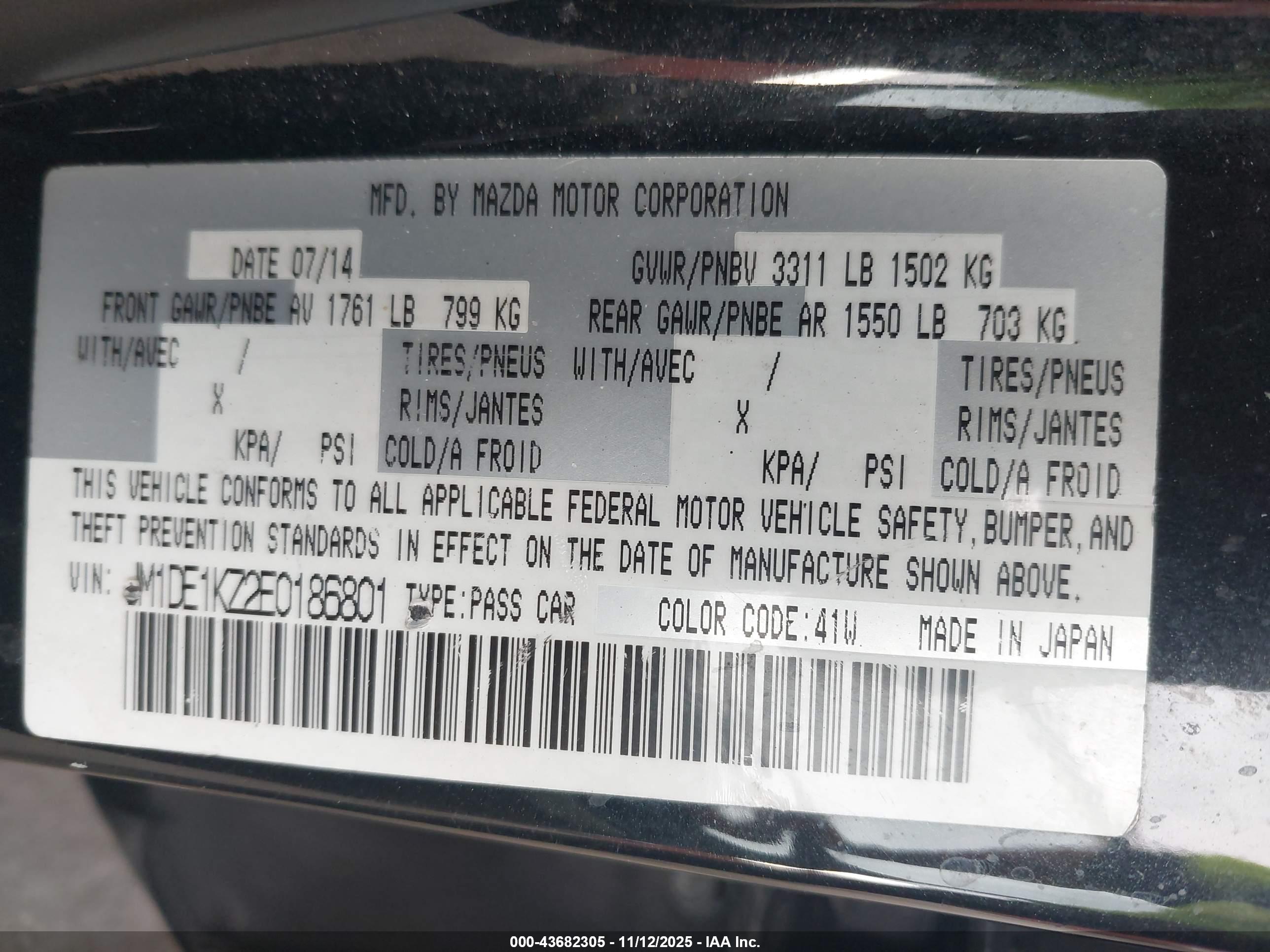 MAZDA MAZDA2 image 9