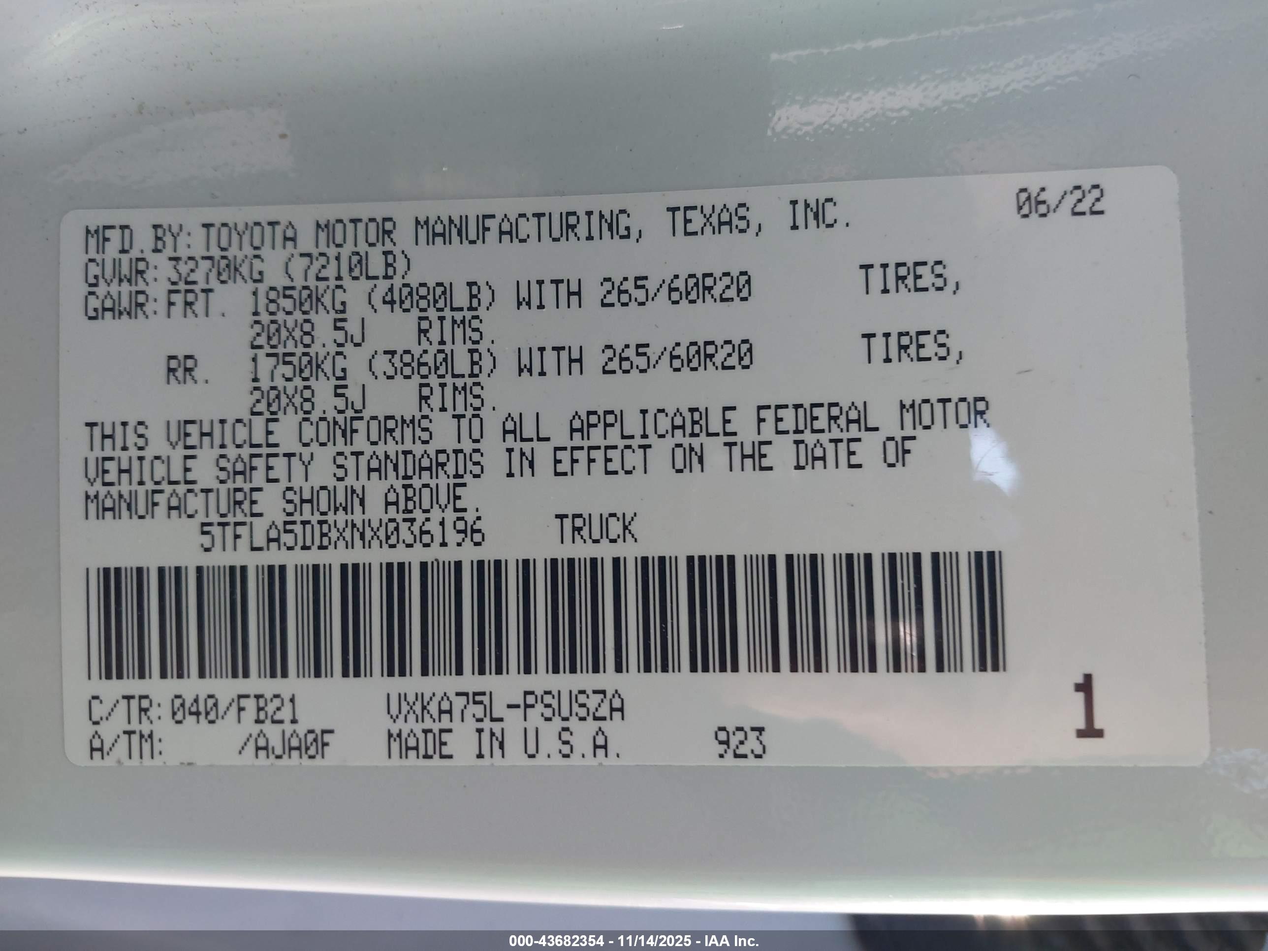 TOYOTA TUNDRA image 9