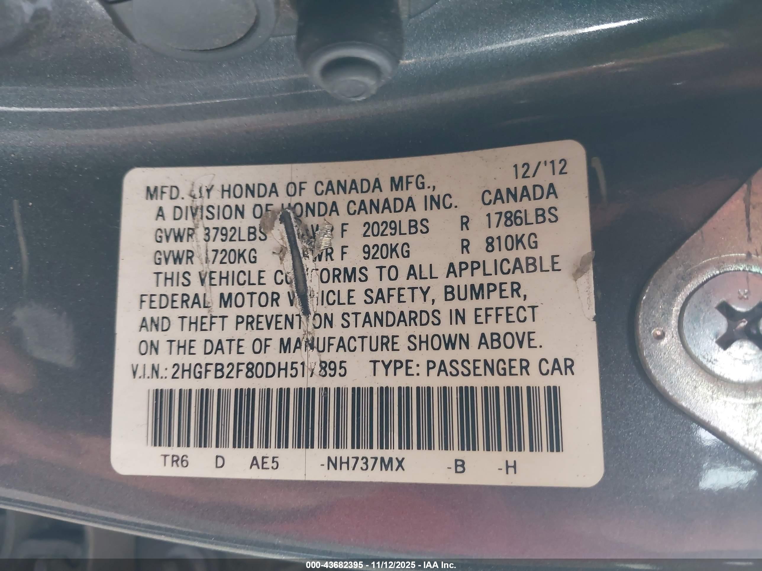 HONDA CIVIC image 9