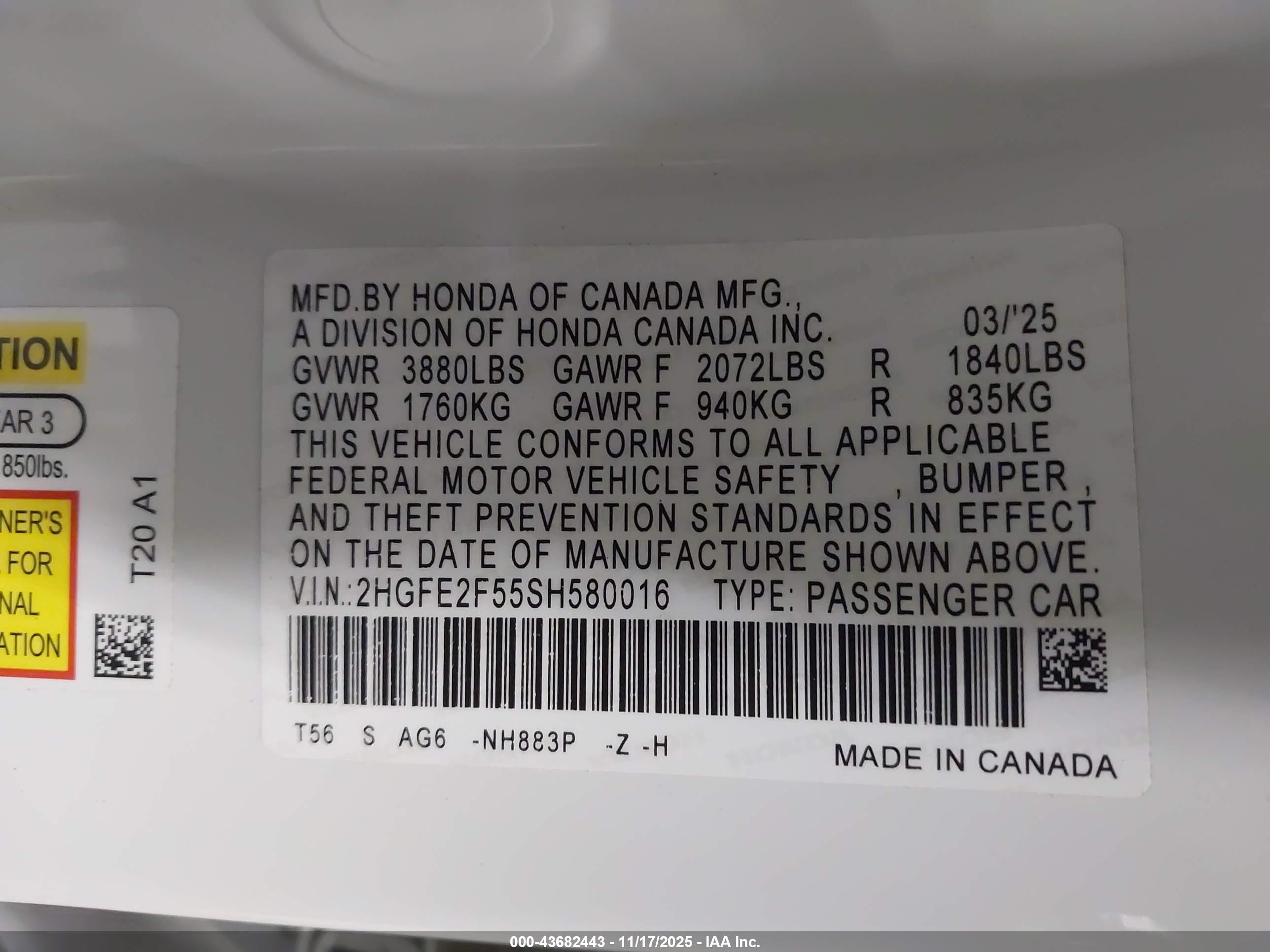 HONDA CIVIC image 9