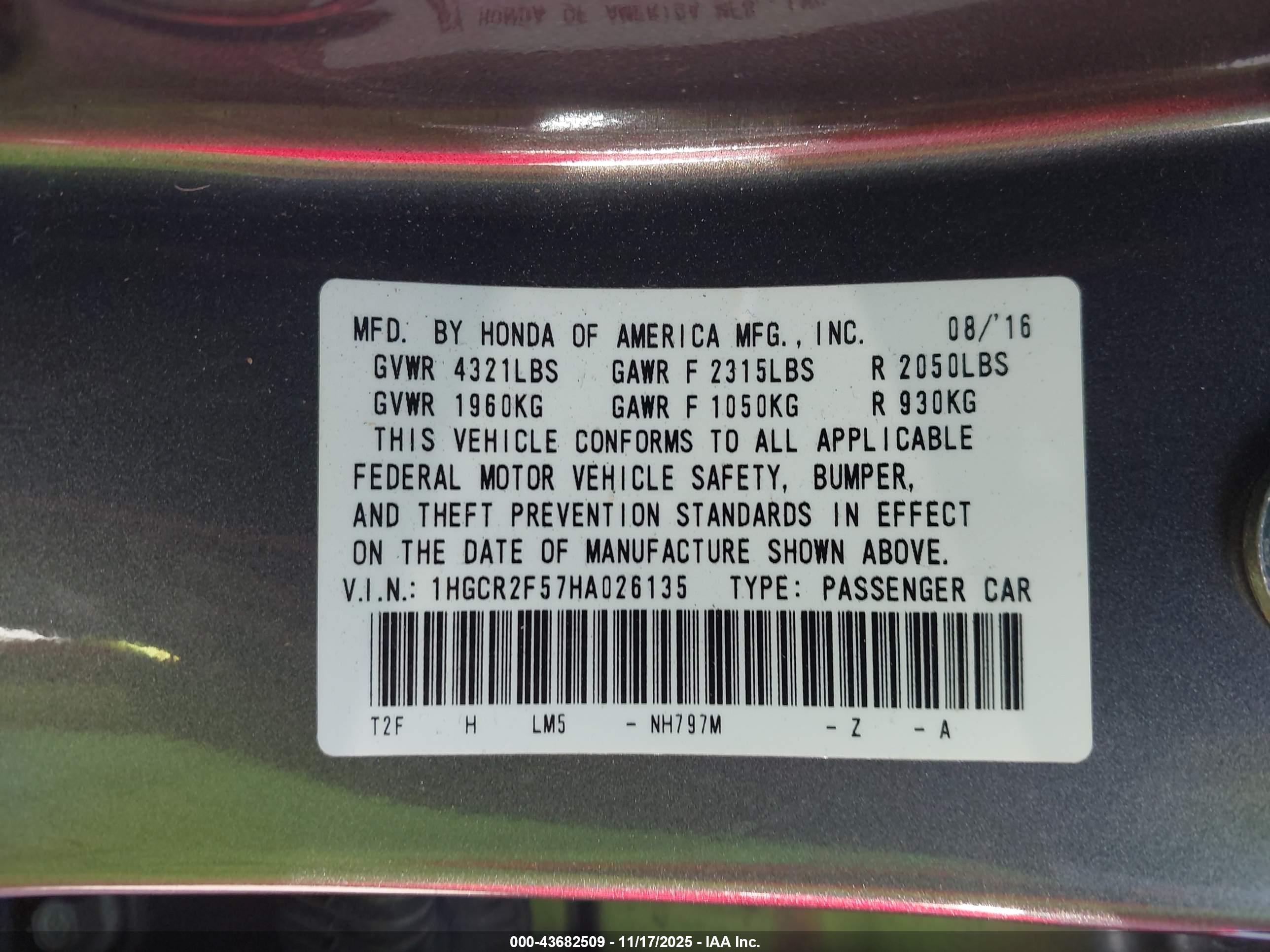 HONDA ACCORD image 9