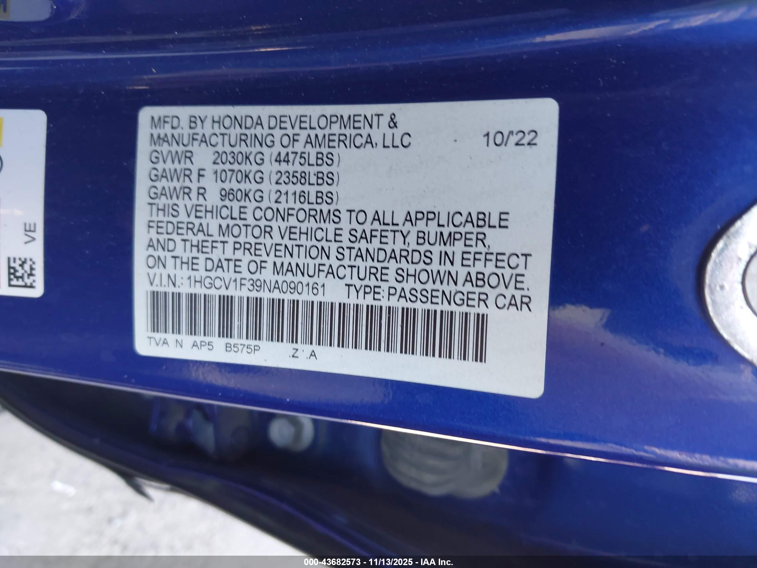 HONDA ACCORD image 9