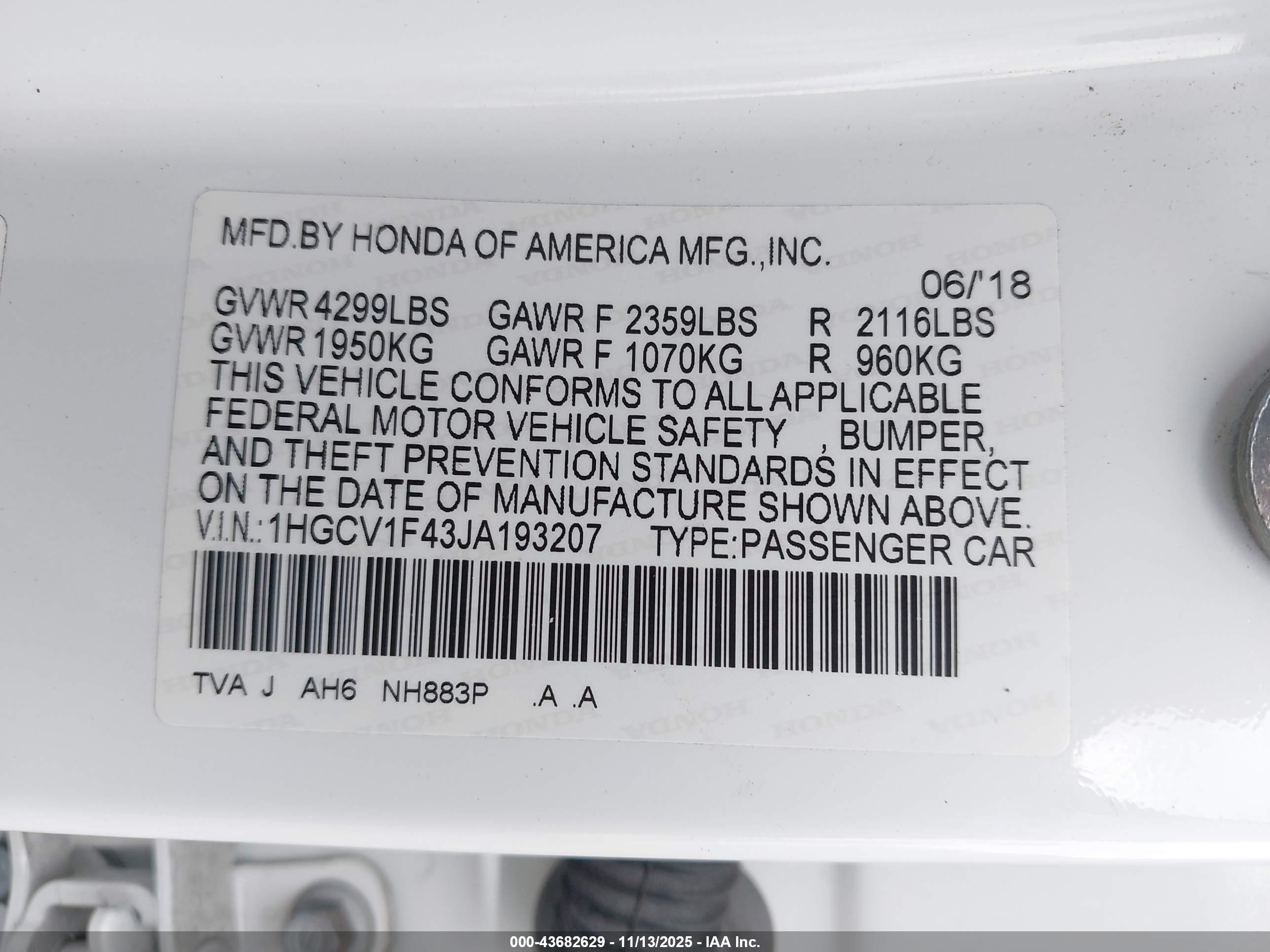 HONDA ACCORD image 9