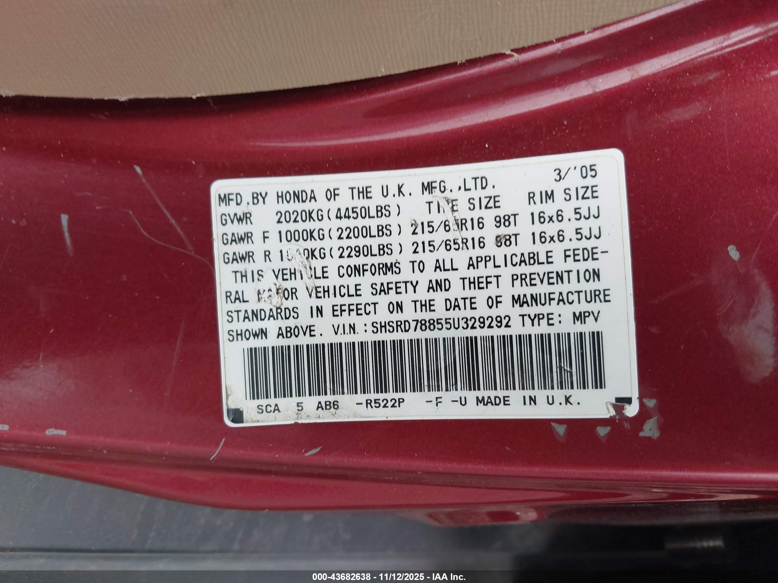 HONDA CR-V image 9