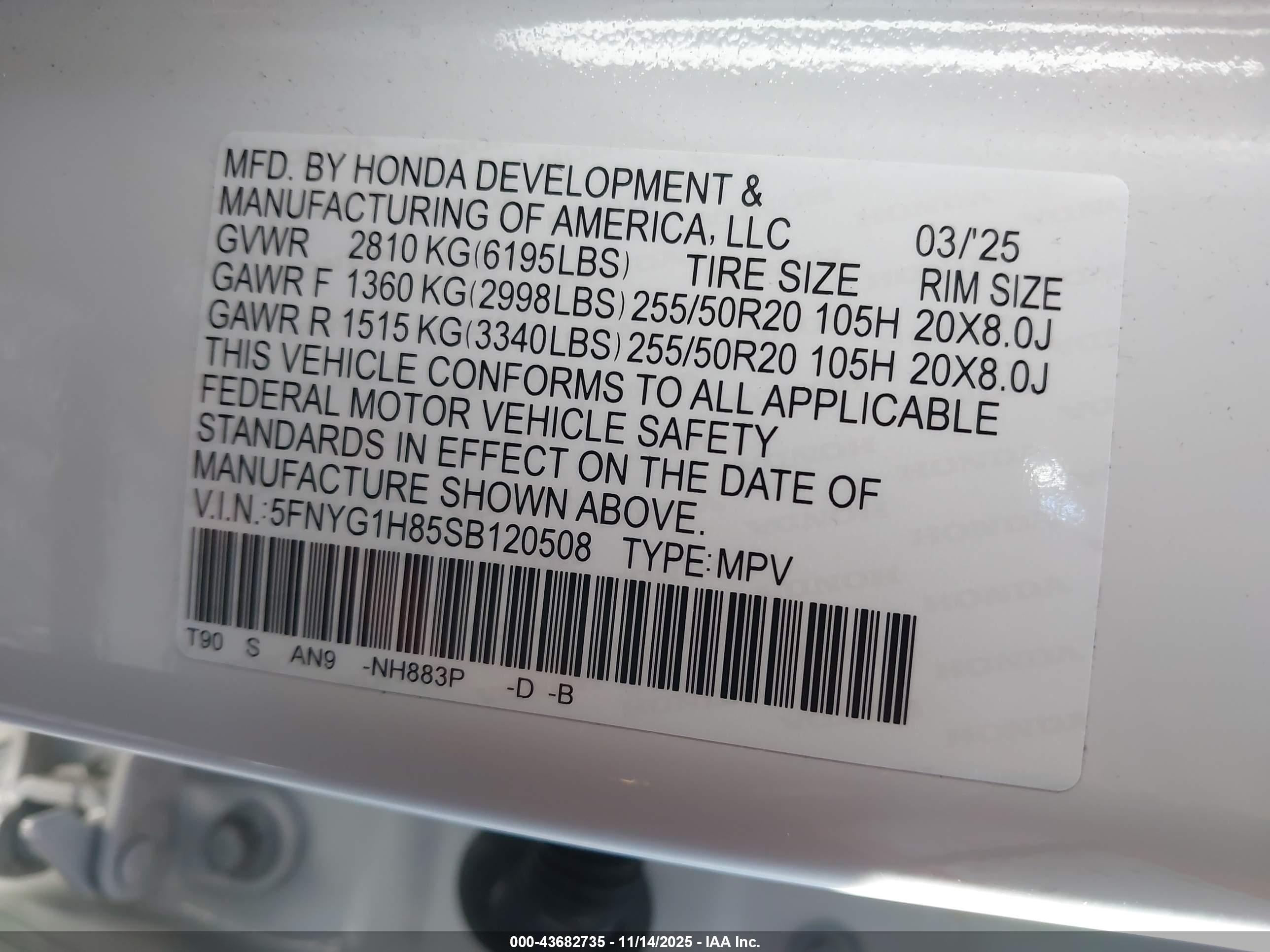 HONDA PILOT image 9
