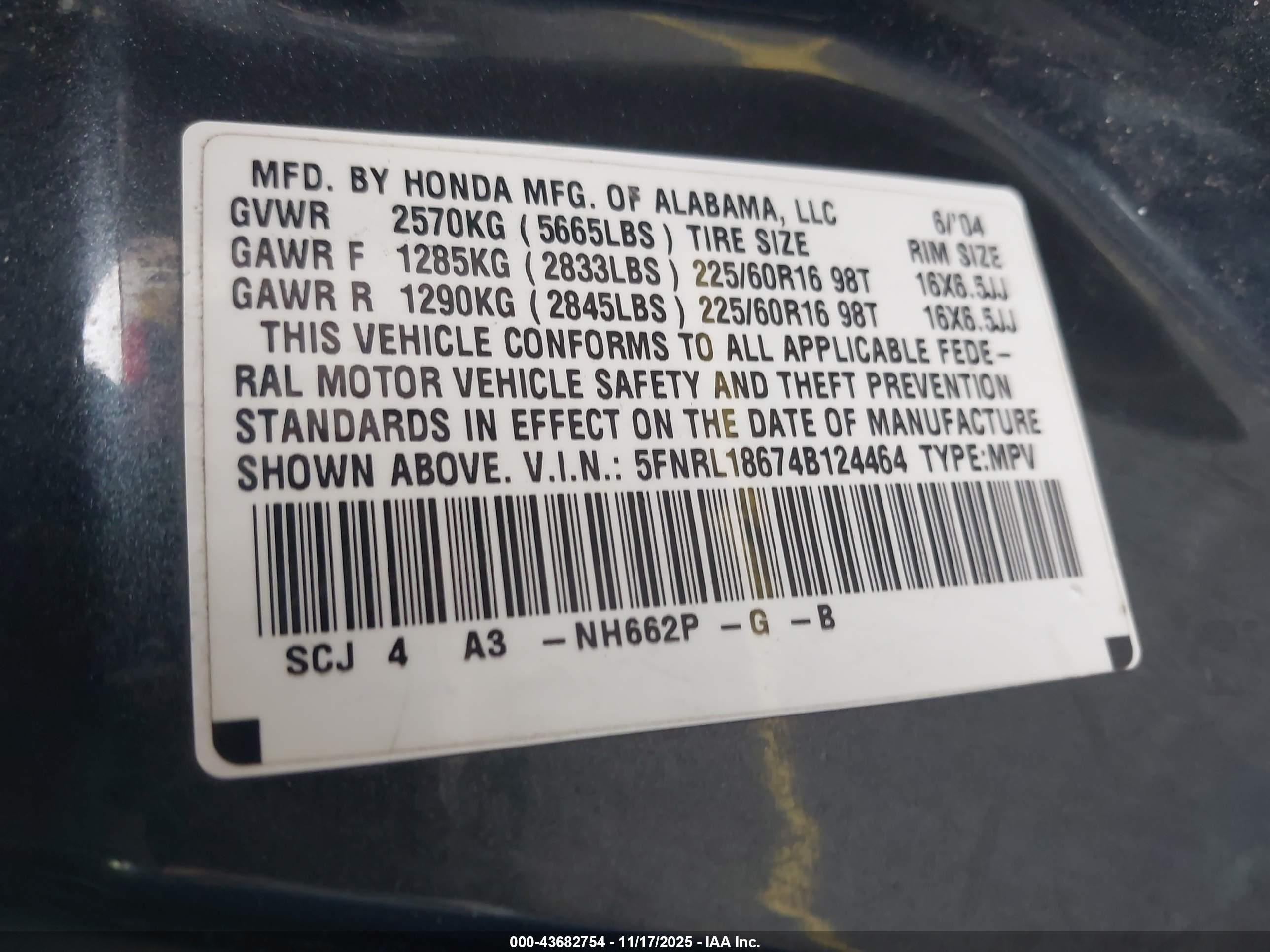 HONDA ODYSSEY image 9