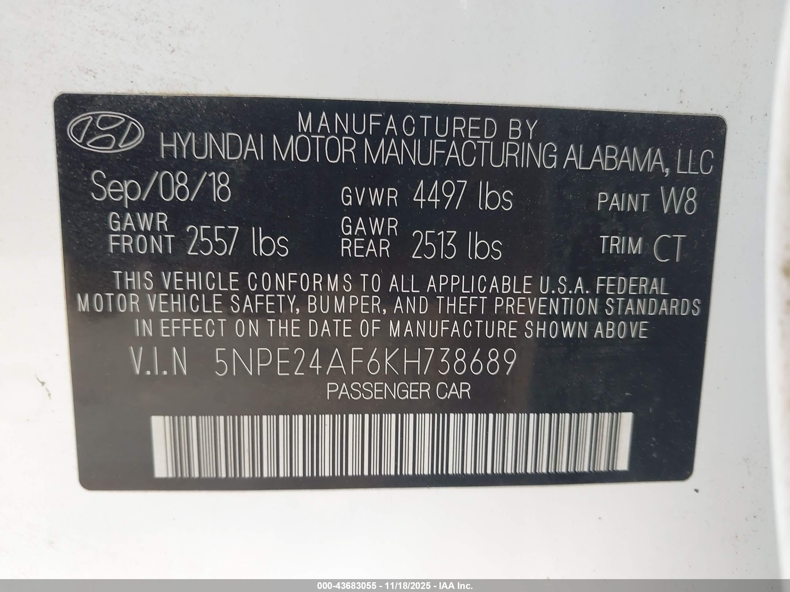 HYUNDAI SONATA image 9