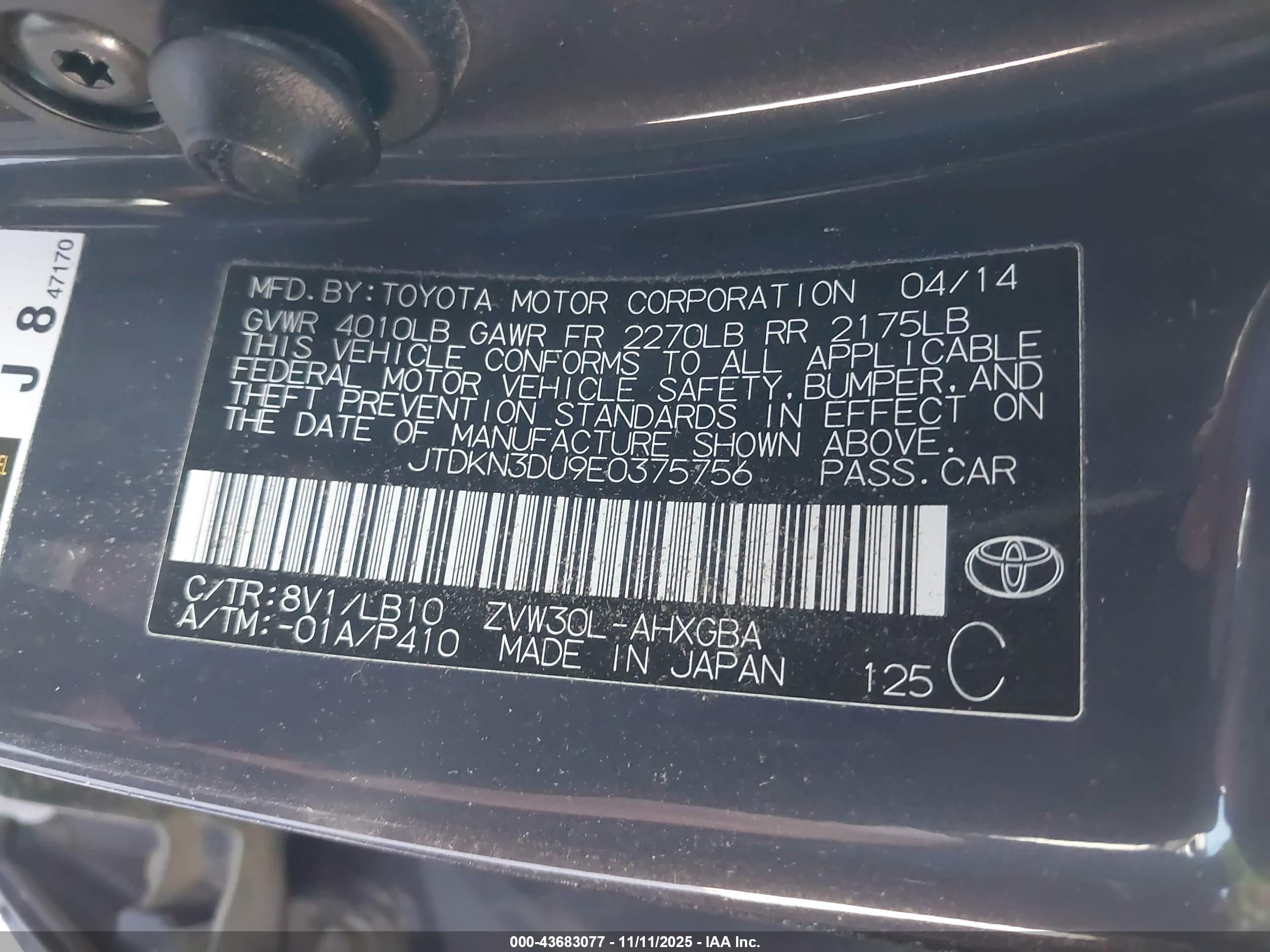TOYOTA PRIUS image 9