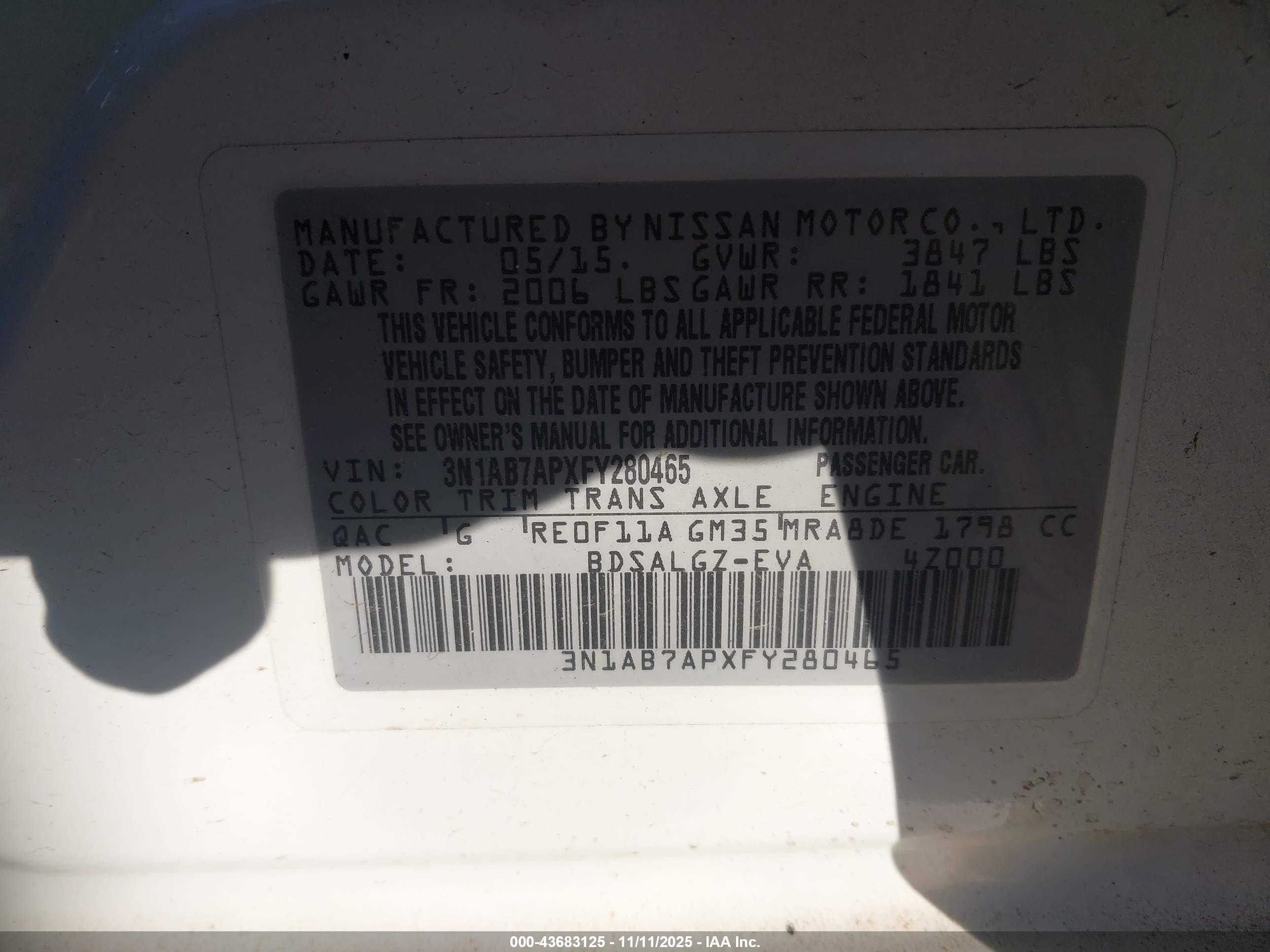 NISSAN SENTRA image 9