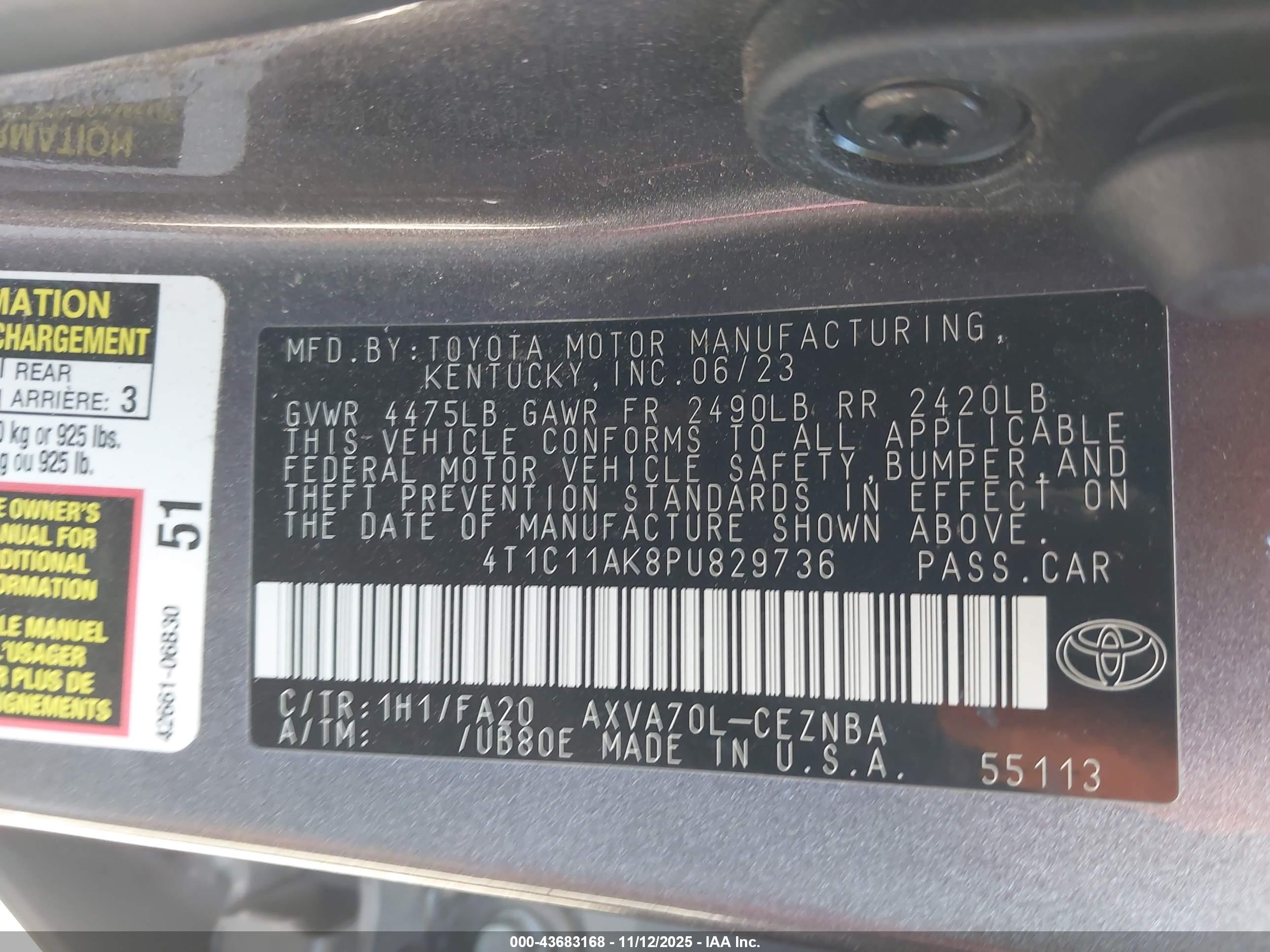 TOYOTA CAMRY image 9