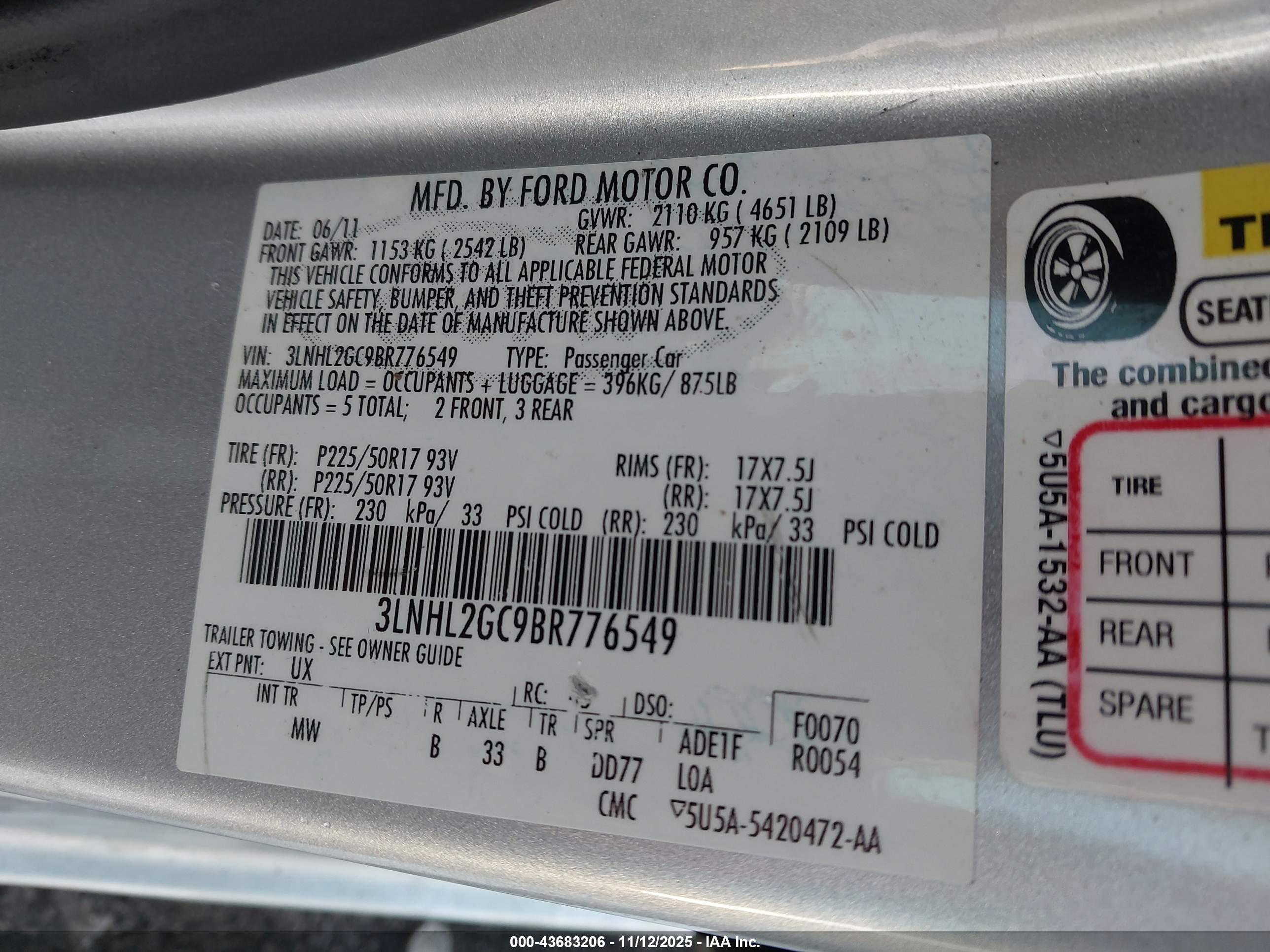 LINCOLN MKZ image 9